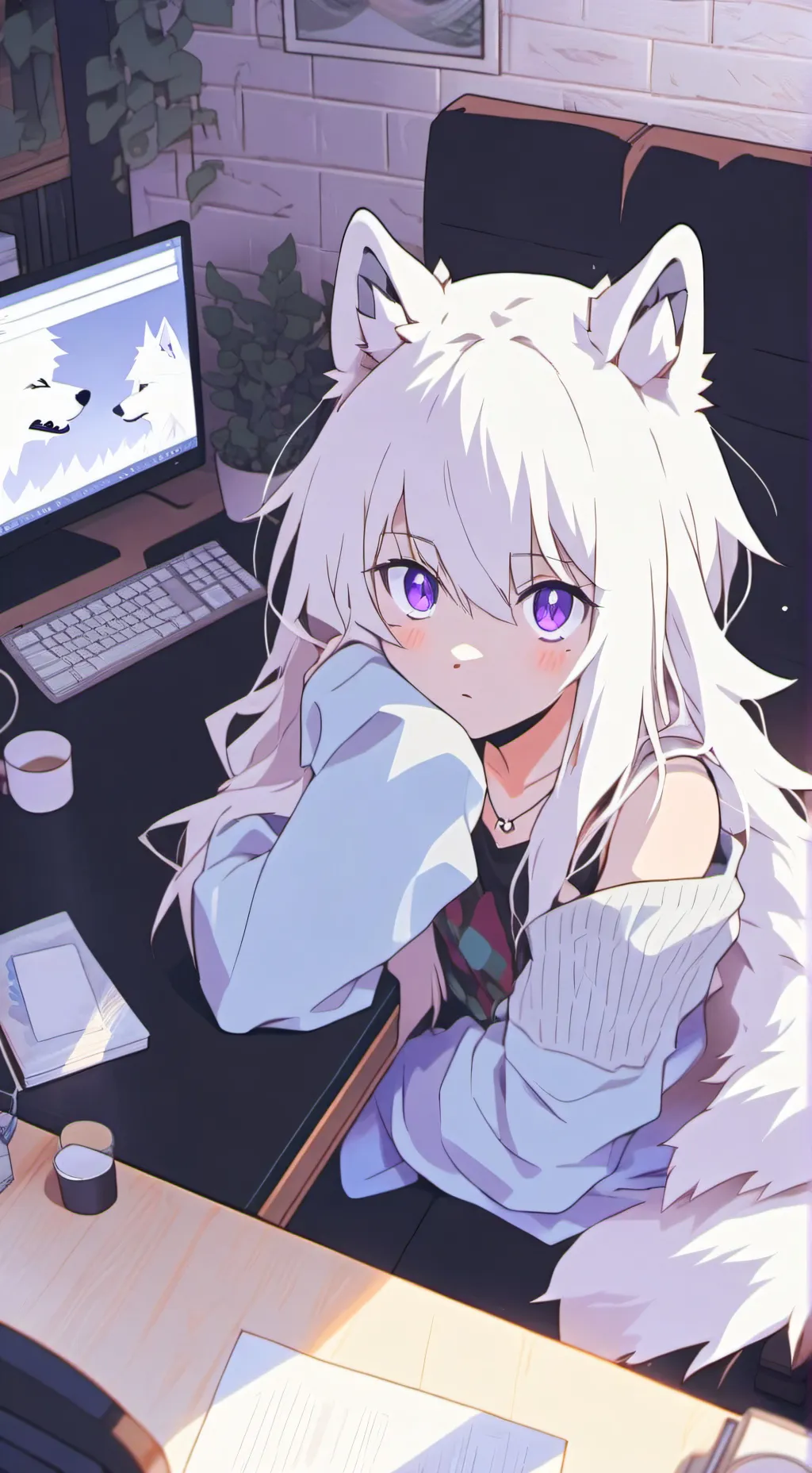 ai character: Spirit of Goodness - Arya background