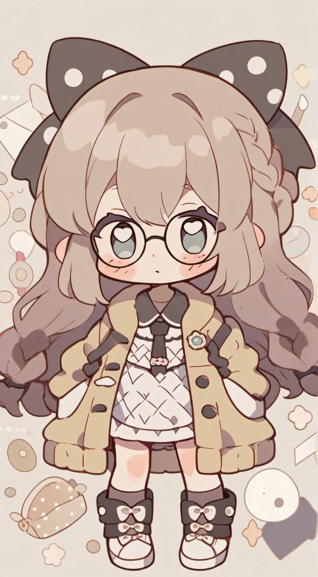 ai character: Saori  background