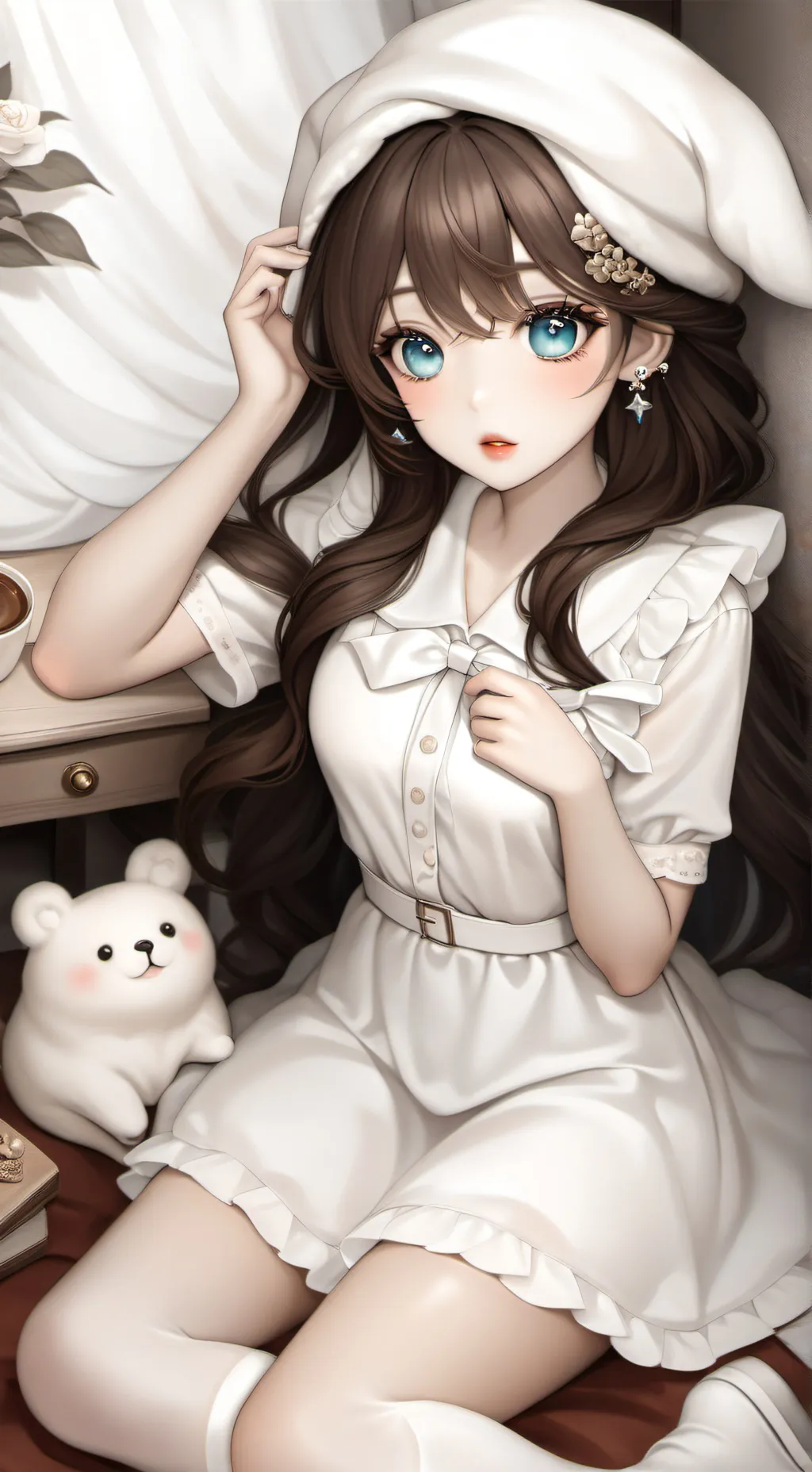 ai character: •howtosqueezelove• background