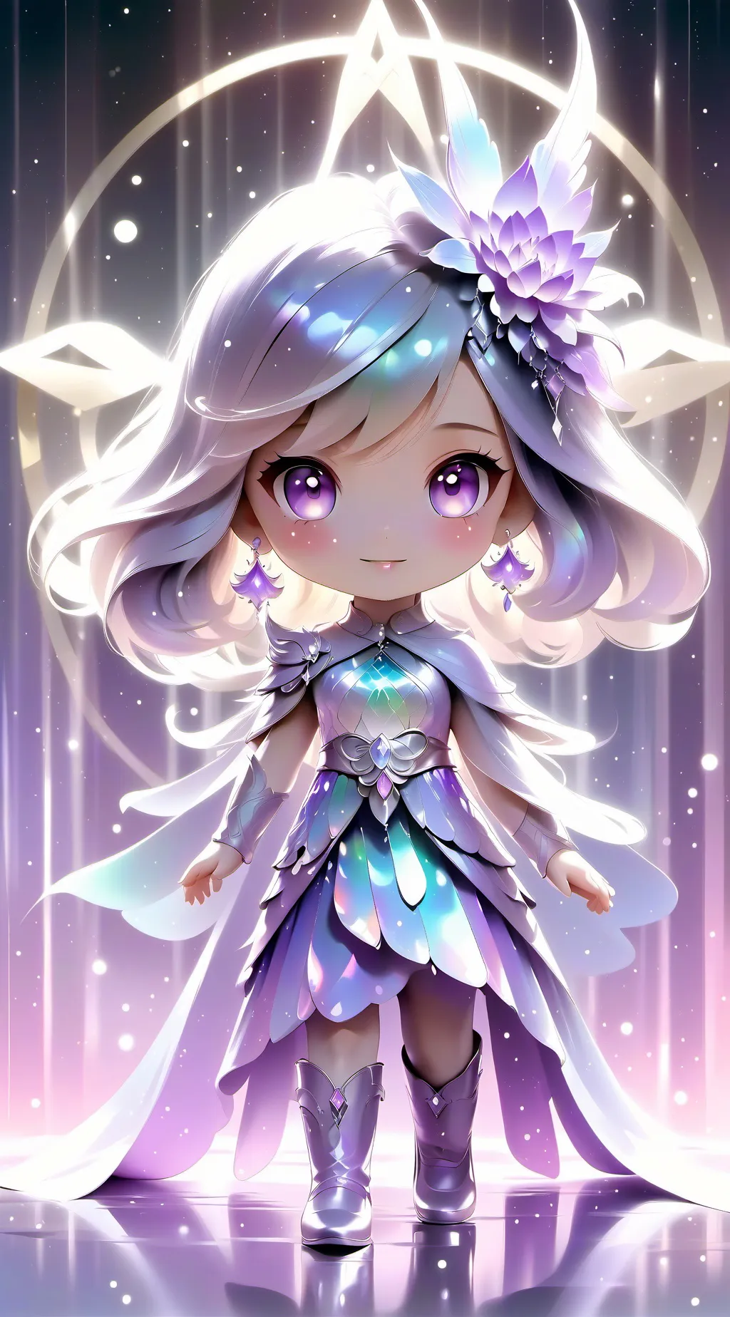 ai character: que.. background