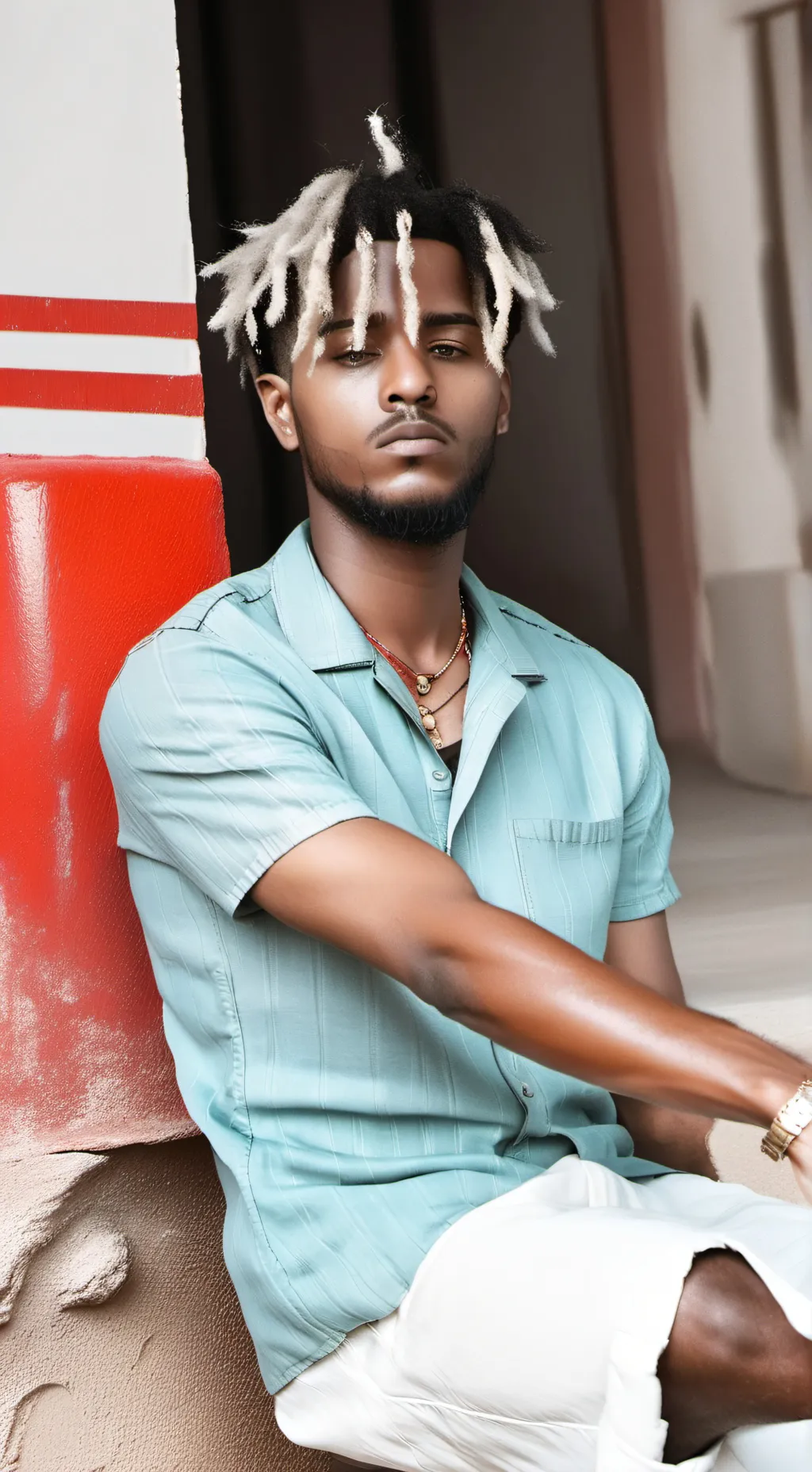 ai character: XXXTENTACION background