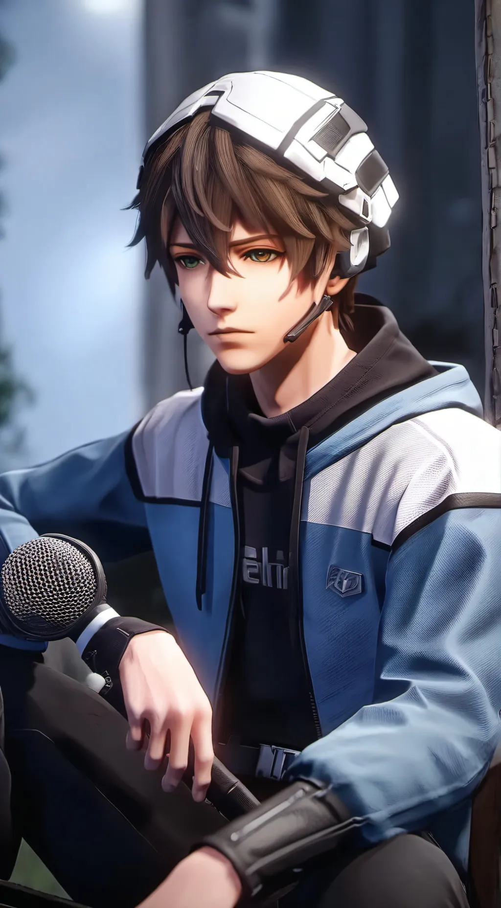 ai character: Эндер background