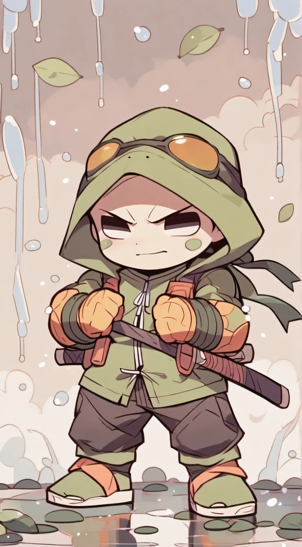 ai character: Kawaii Mikey 2003🤗 background