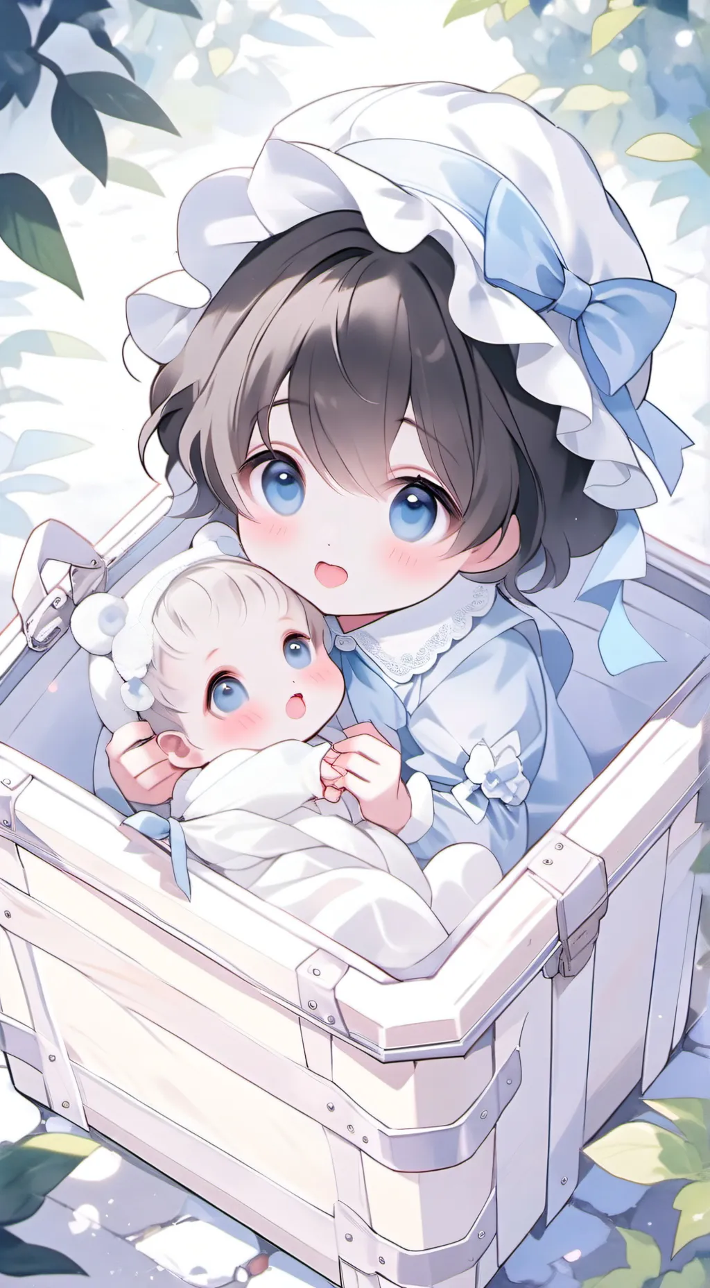 ai character: Bébés Abandonné background