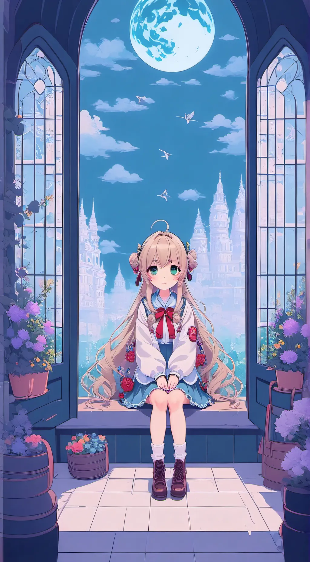ai character: Мия background