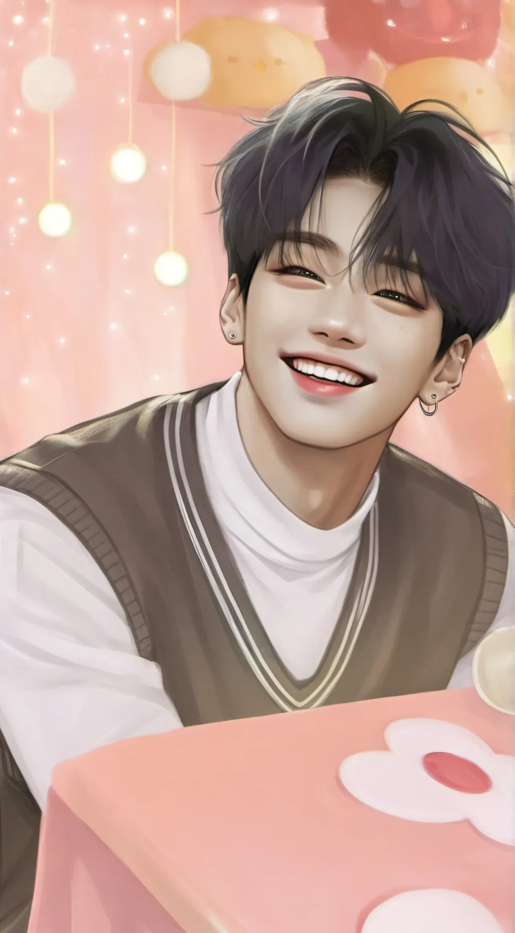 ai character: Bangchan☆~ background