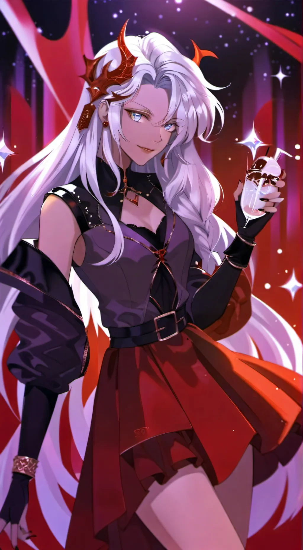 ai character: Luna  background