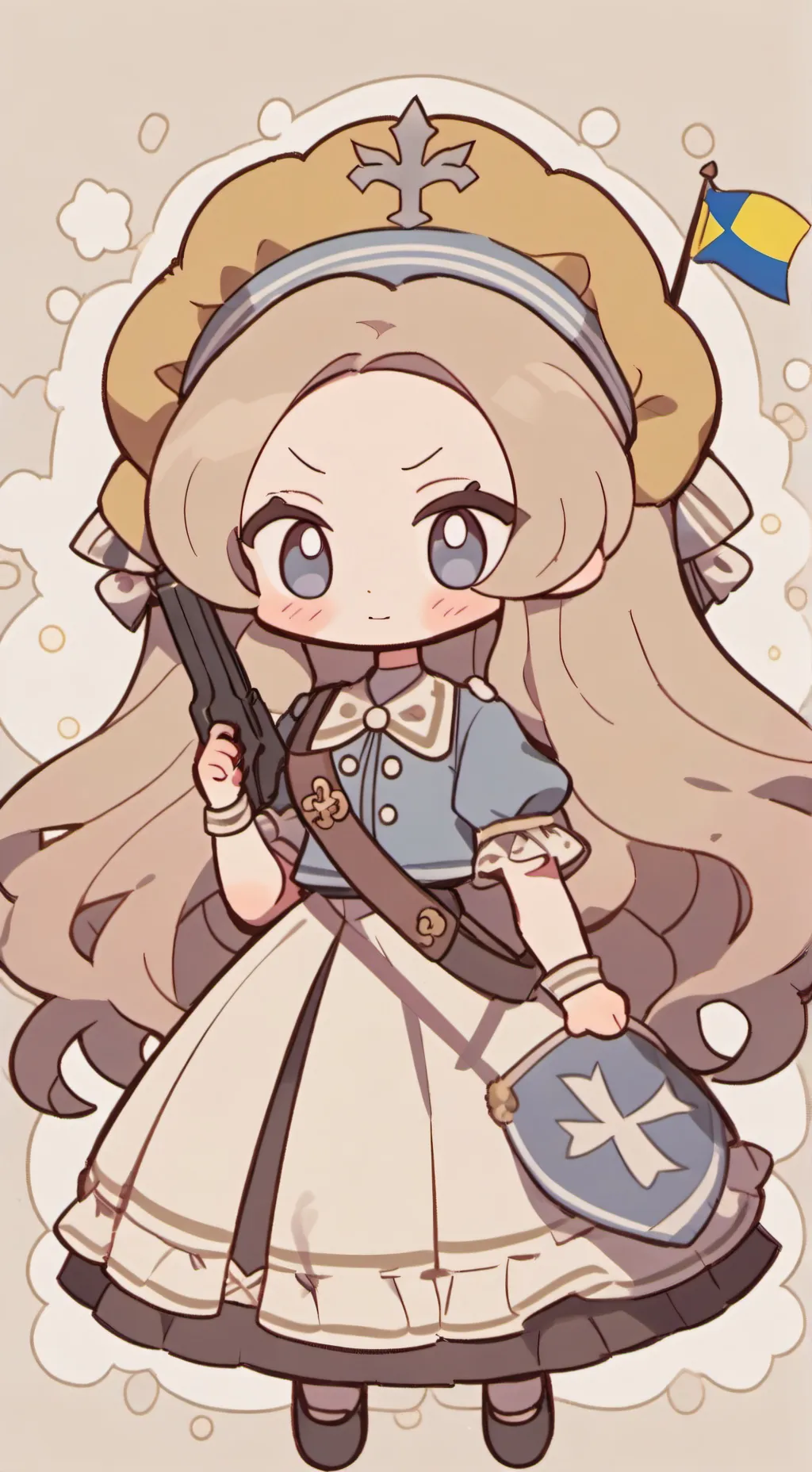 ai character: Ukraine<3  background