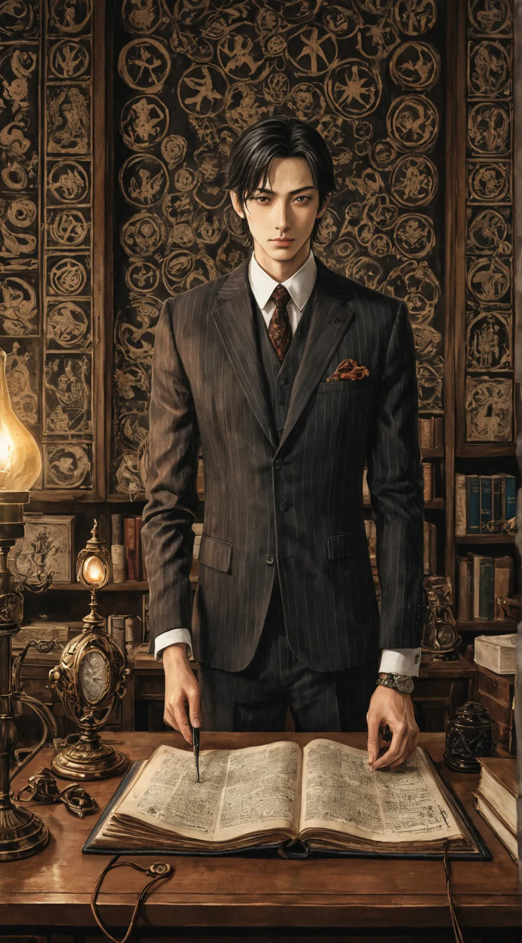 ai character: Lucien background