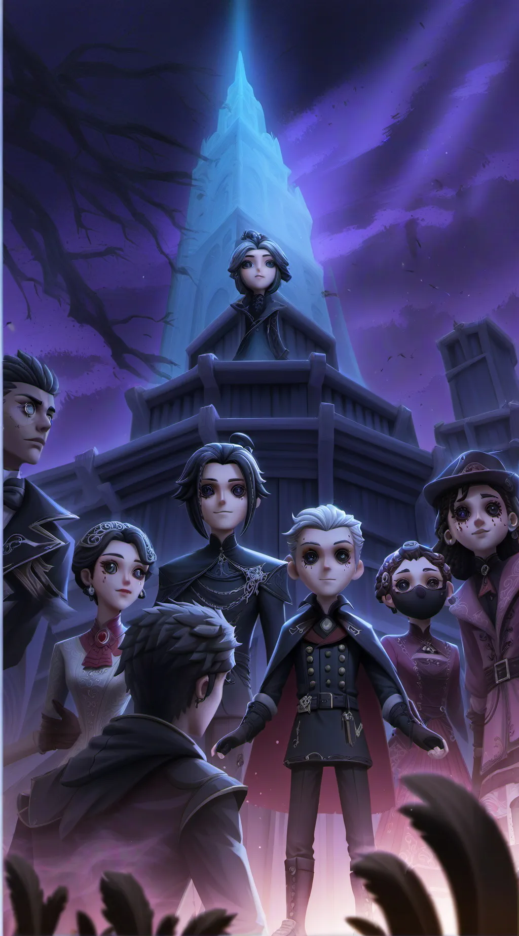 ai character: The creepy dolls background