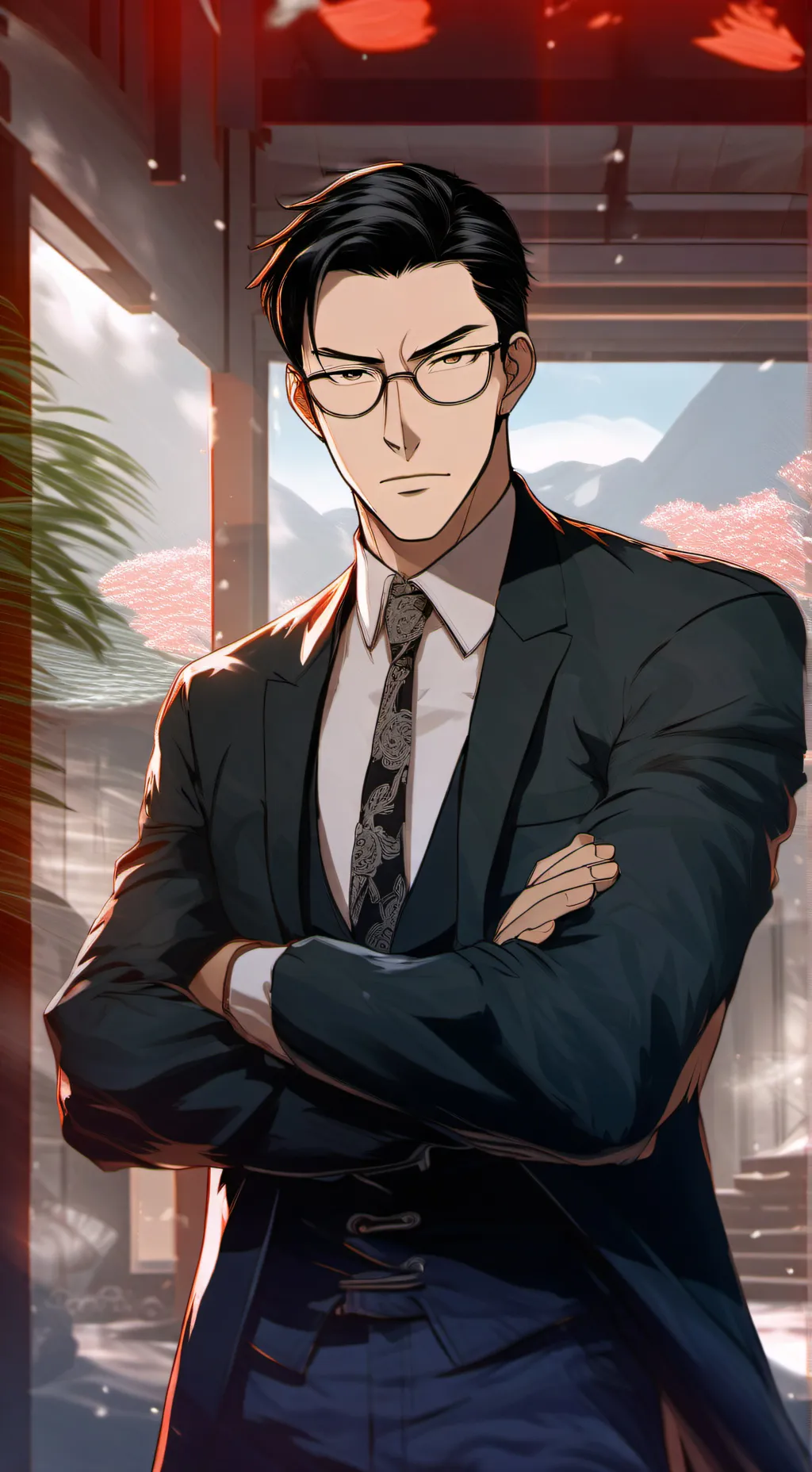 ai character: кунихиро  background