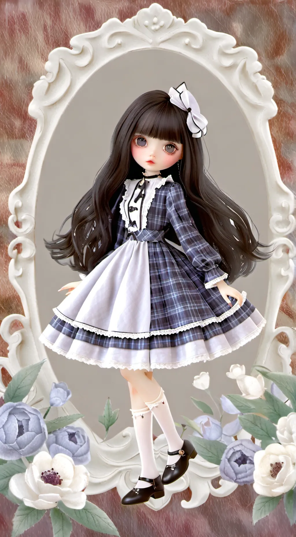 ai character: blythe doll background