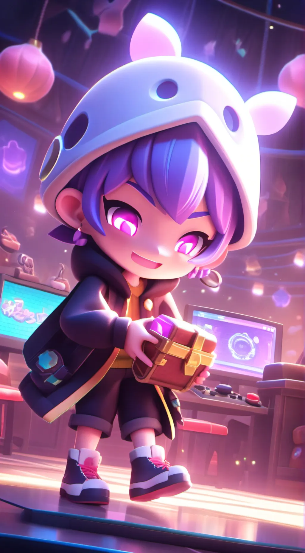 ai character: 𝑩𝒂𝒌𝒖𝒈𝒐 background