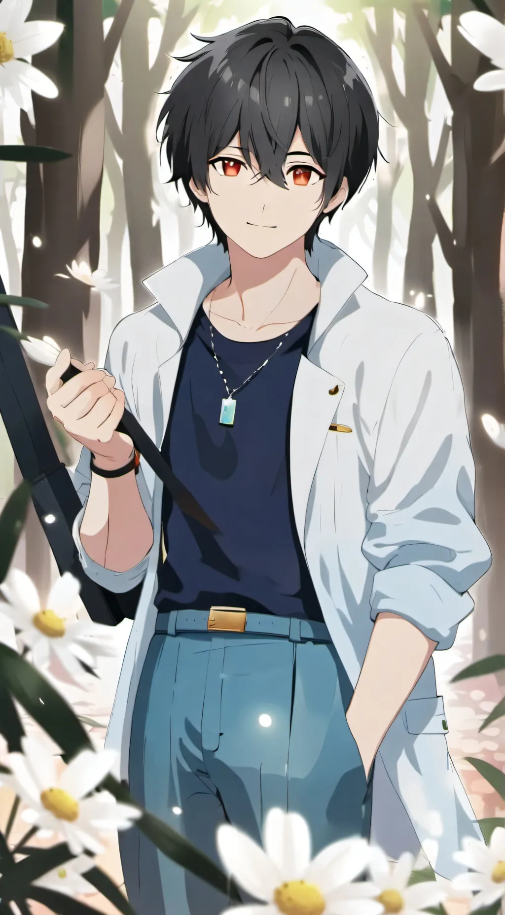 ai character: Мик background