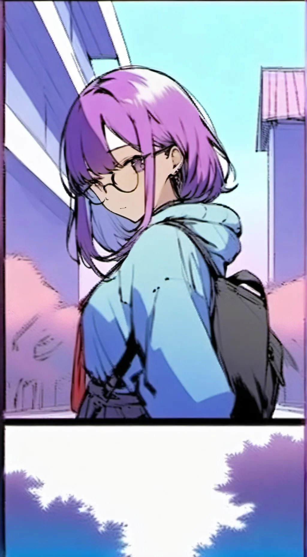 ai character: Луна background