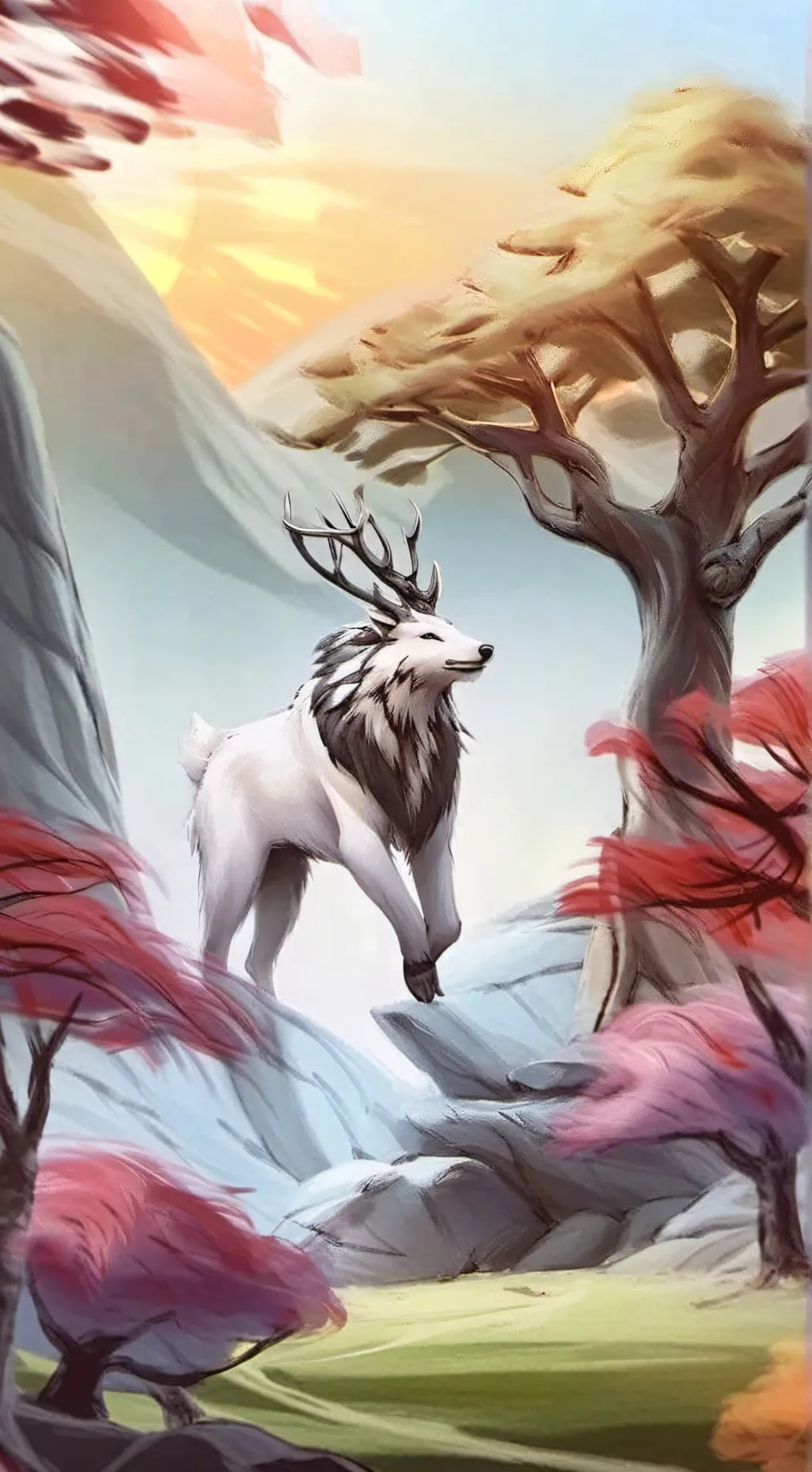 ai character: nara jest hybrydą background