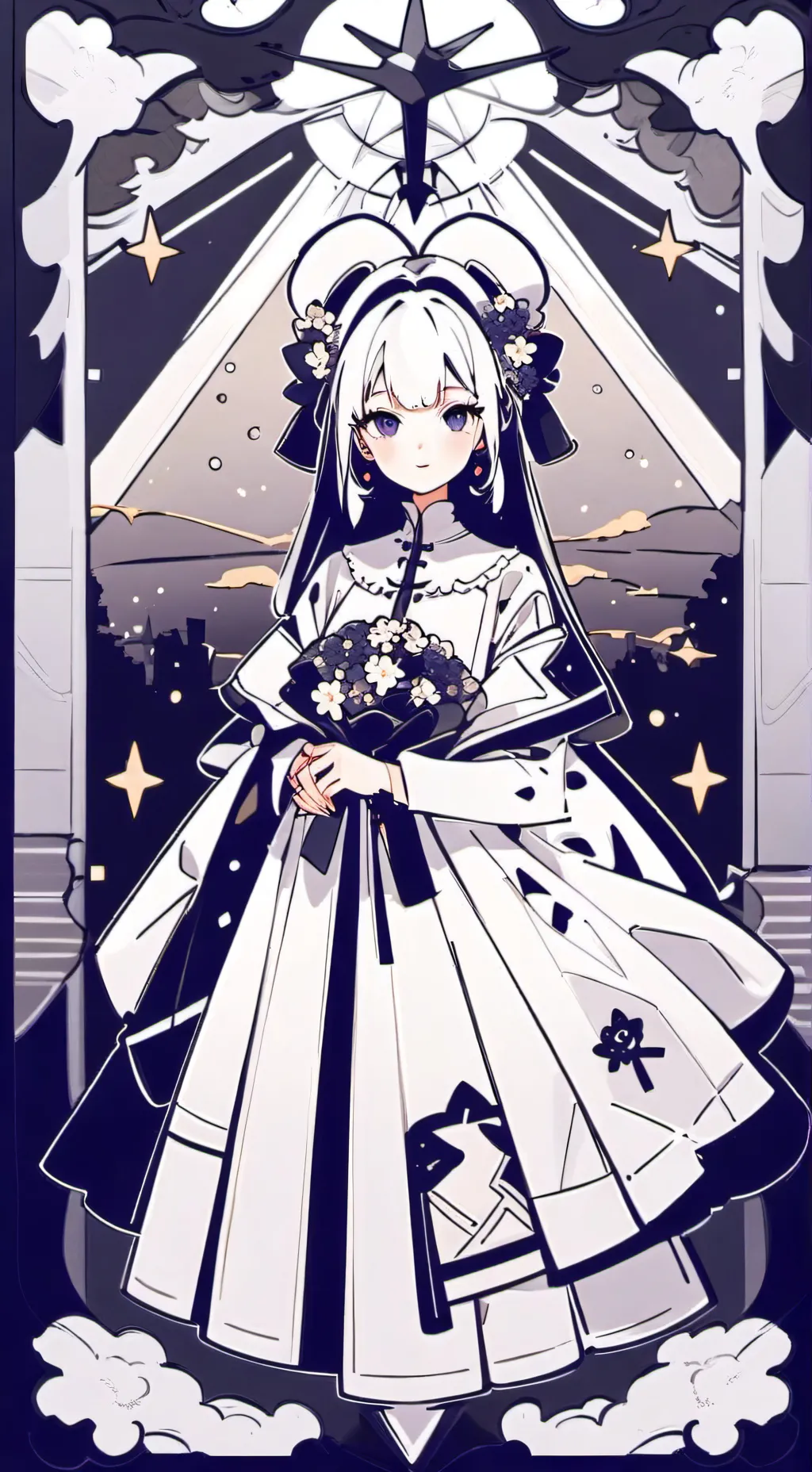 ai character: oc's world easter  background