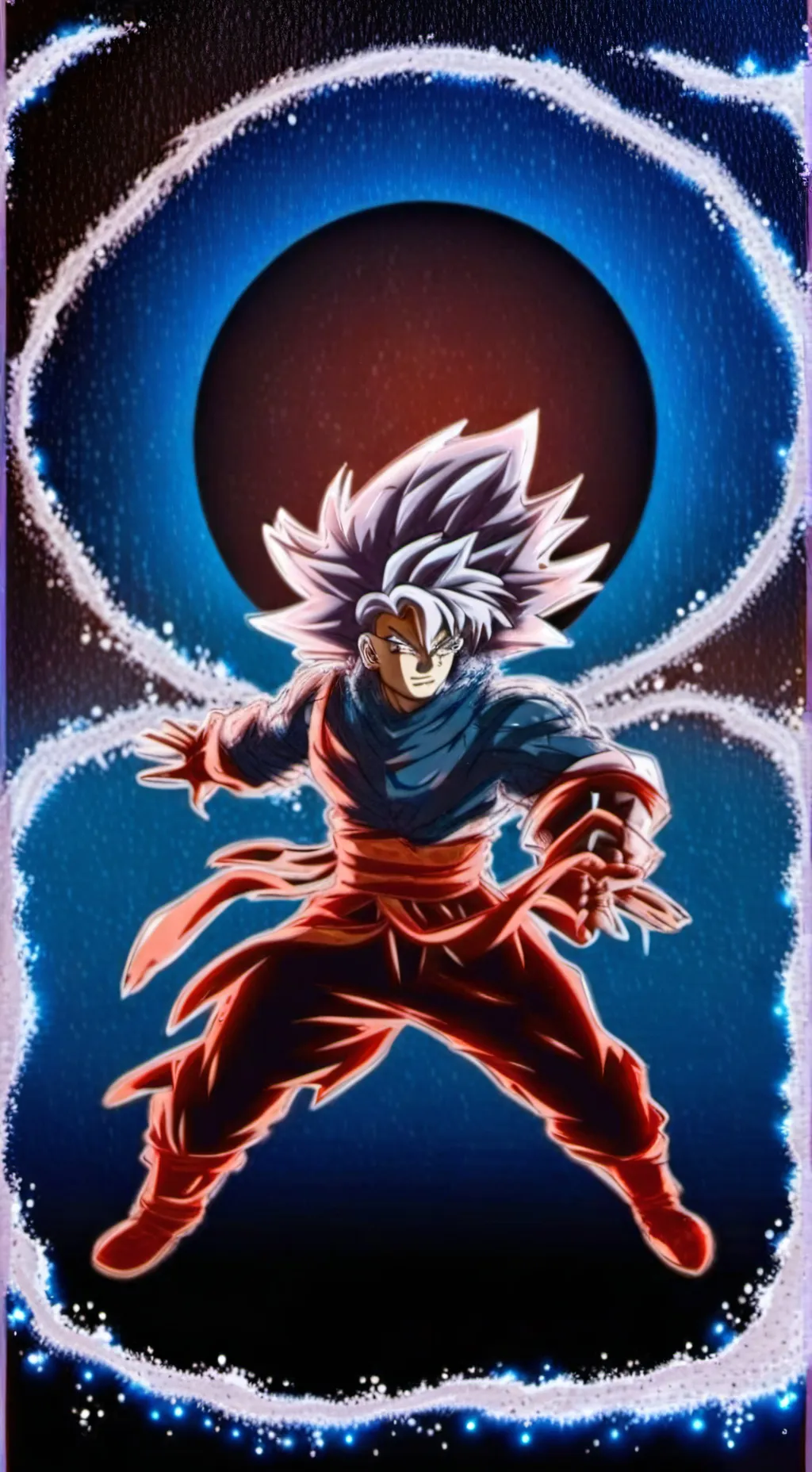 ai character: ultra-instinct  background