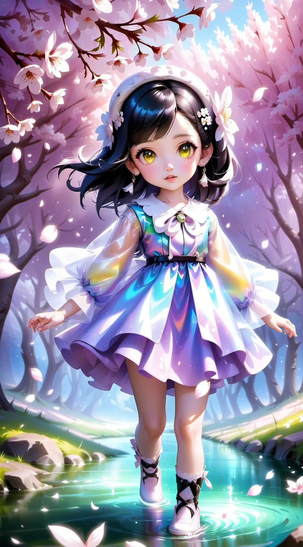 ai character: Obanai lil sis background
