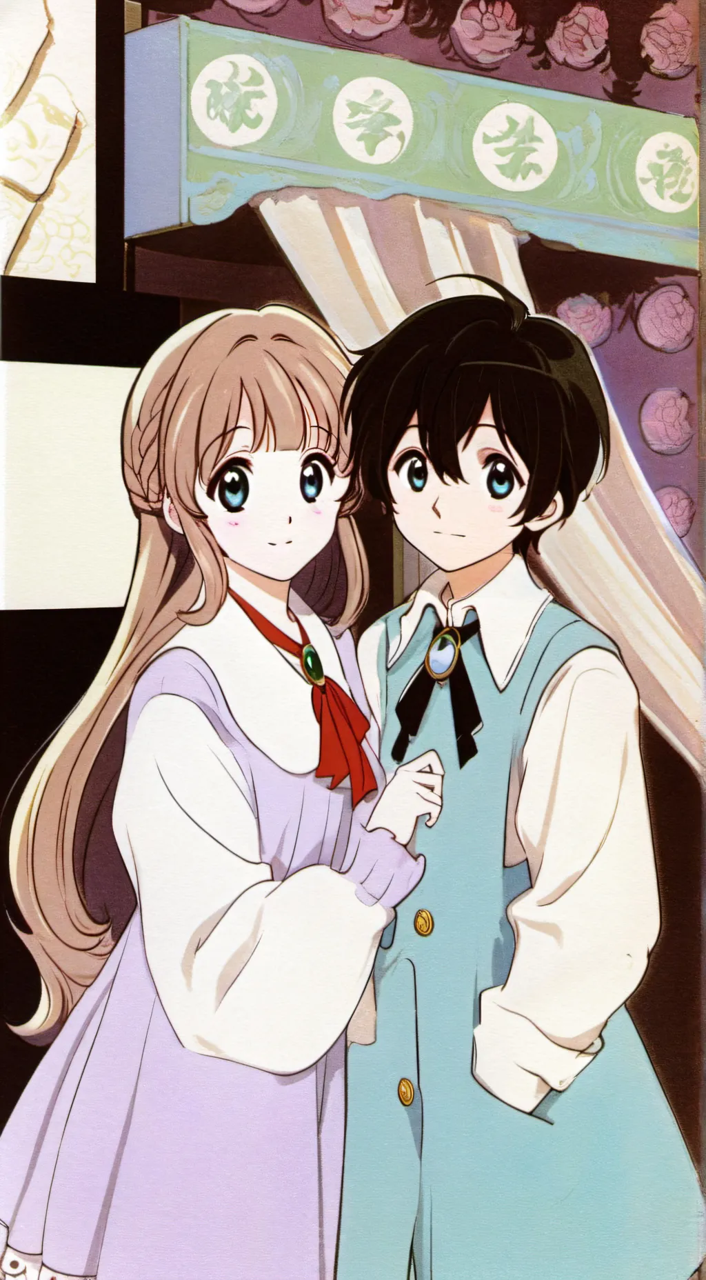 ai character: pick me couple  background