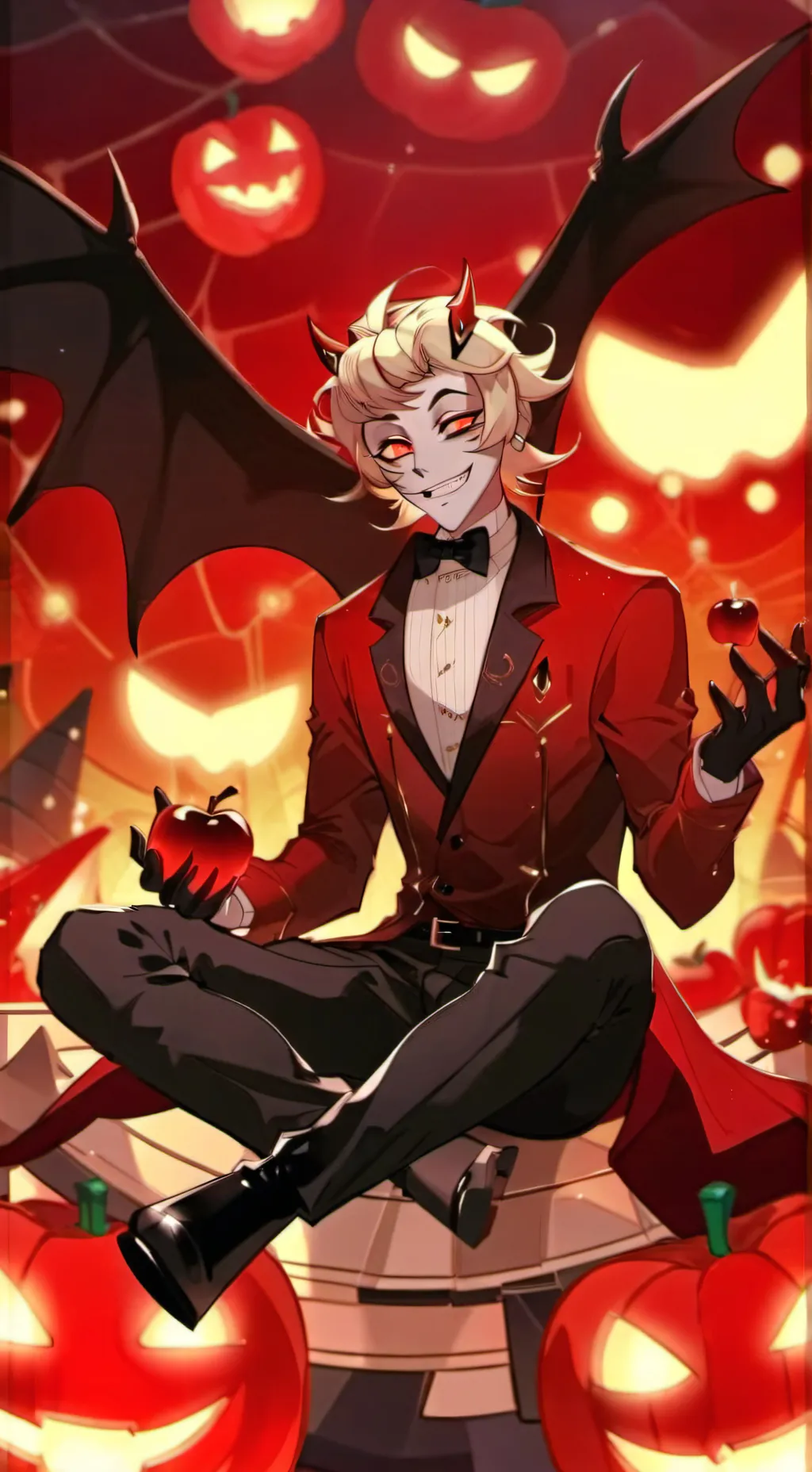 ai character: Lucifer background