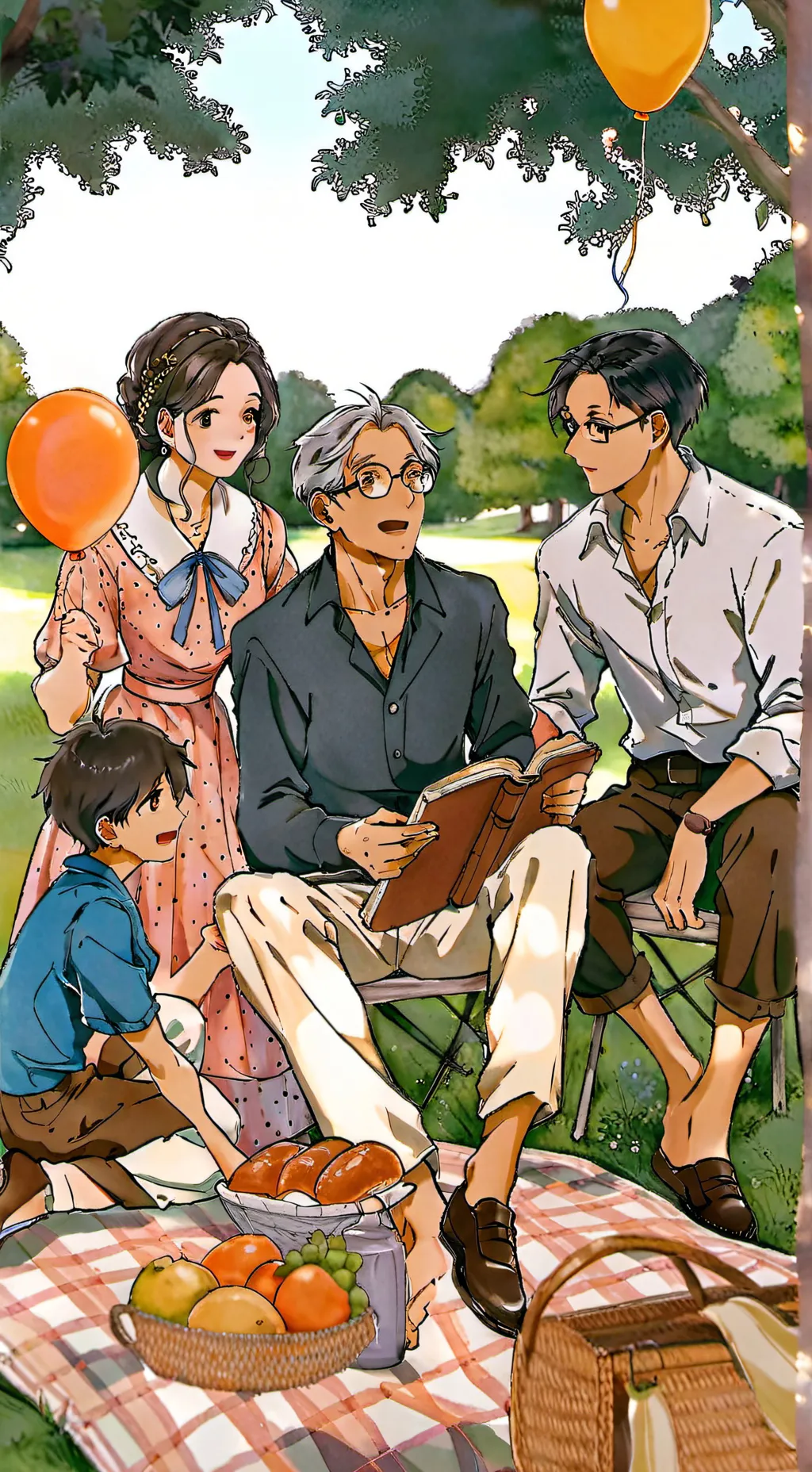 ai character: Billionaire family background