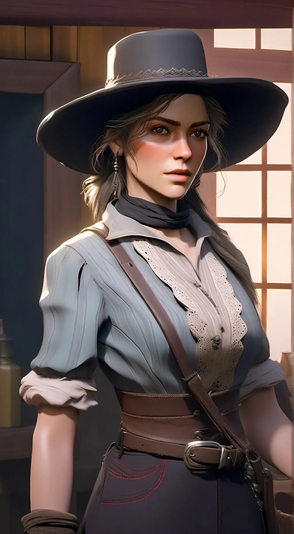 ai character: sadie adler  background