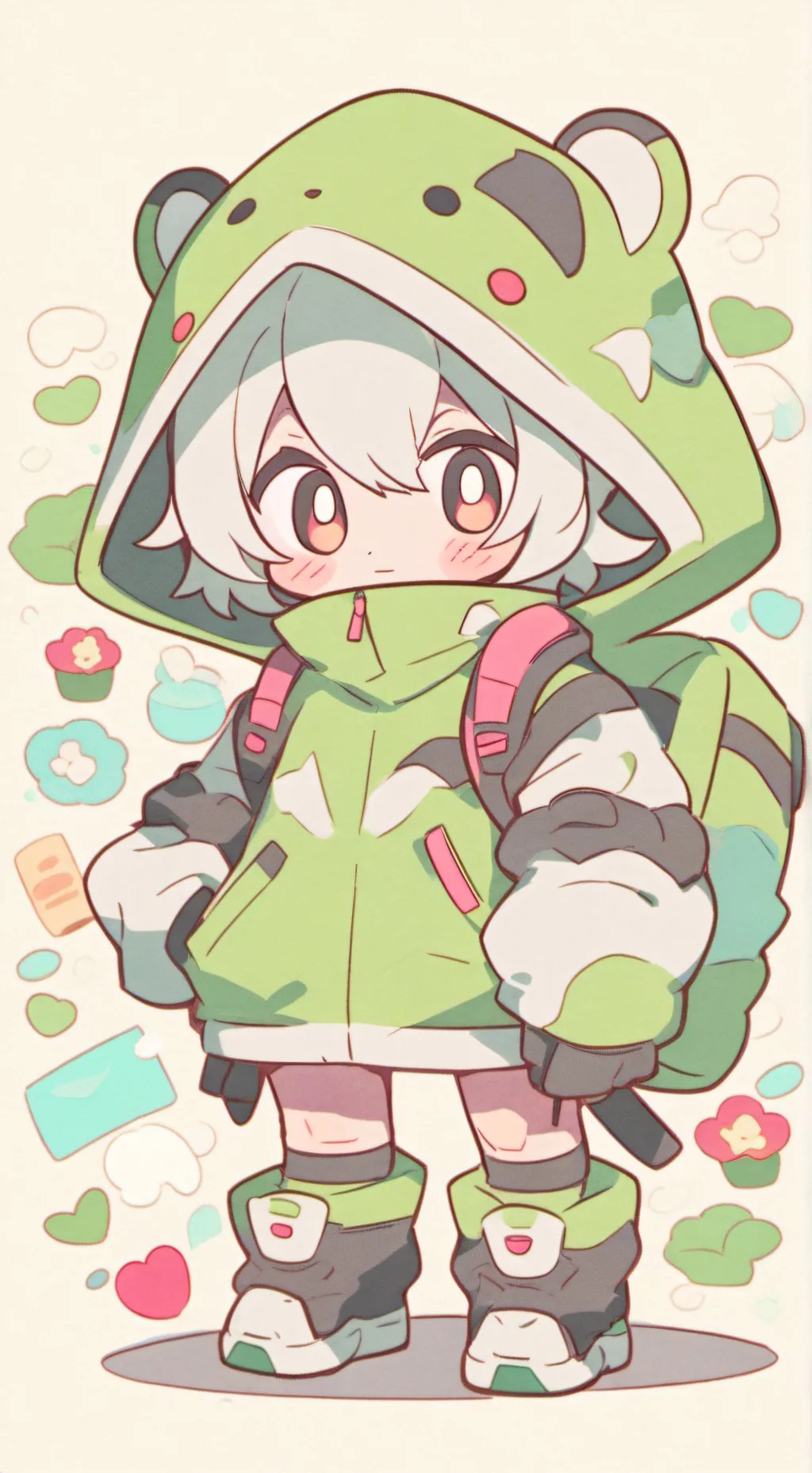 ai character: vee's gameshow!  background