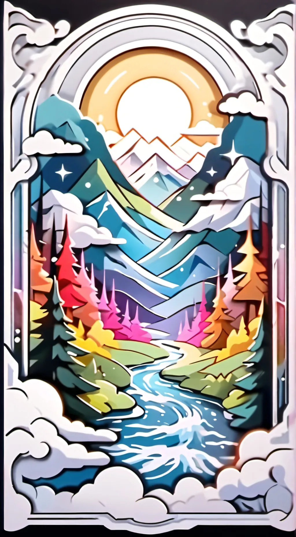 ai character: Rainbow fight👅 background