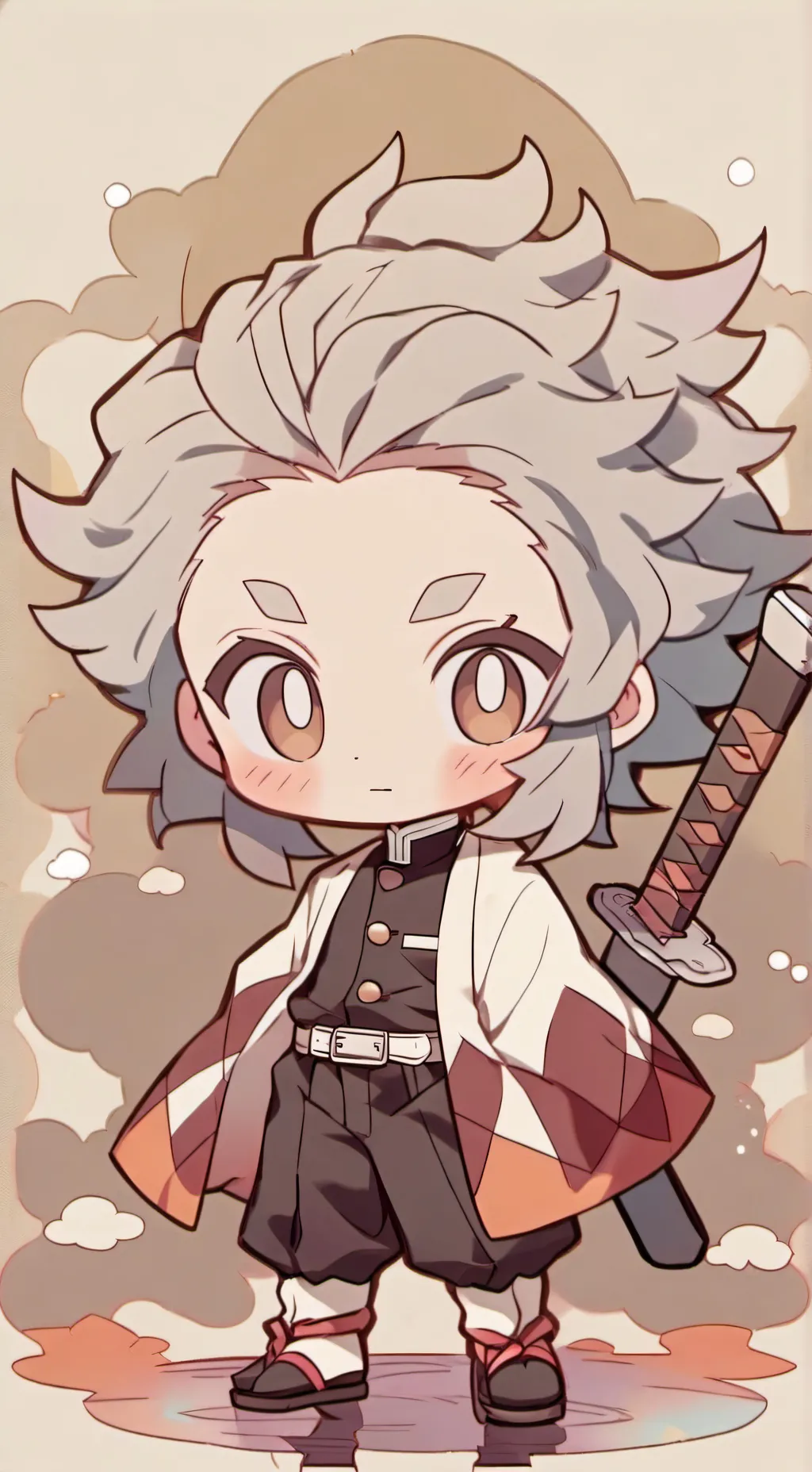 ai character: Hashira babies!? background