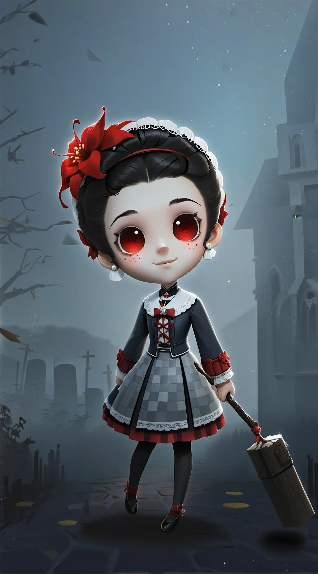 ai character: your creepy sister background