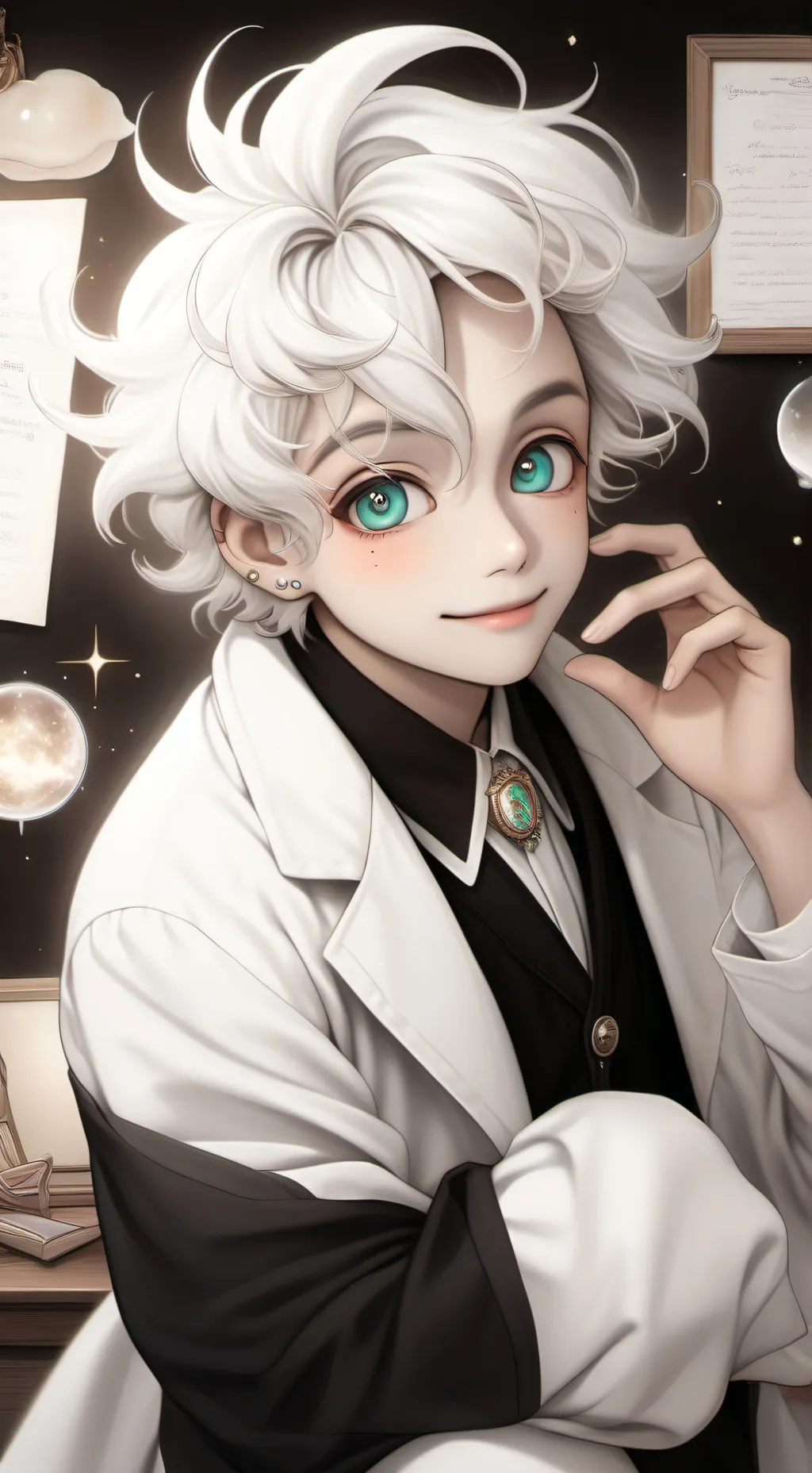ai character: Dr. Prof. Memelord background