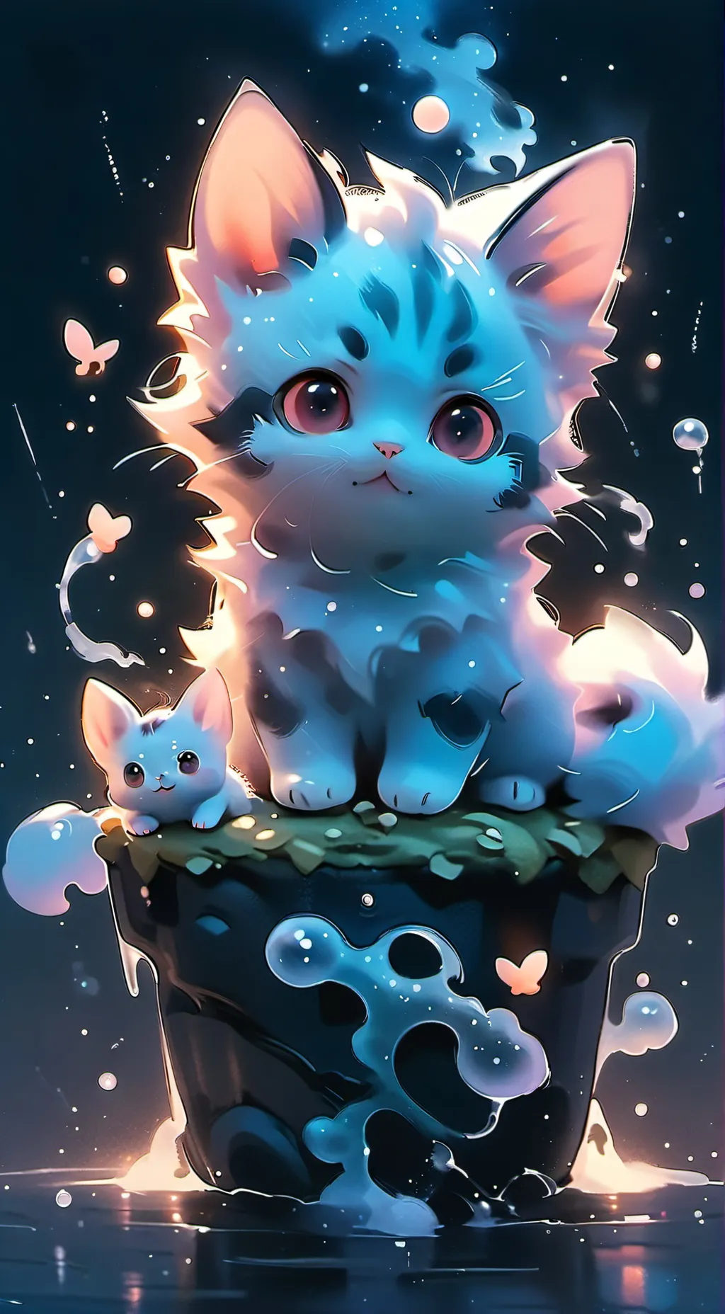 ai character: dandys world toons background