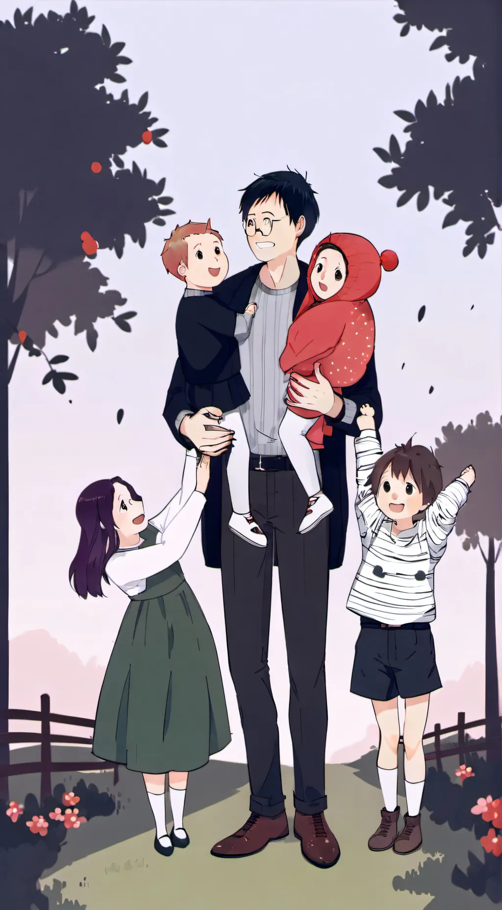 ai character: Broken Family background