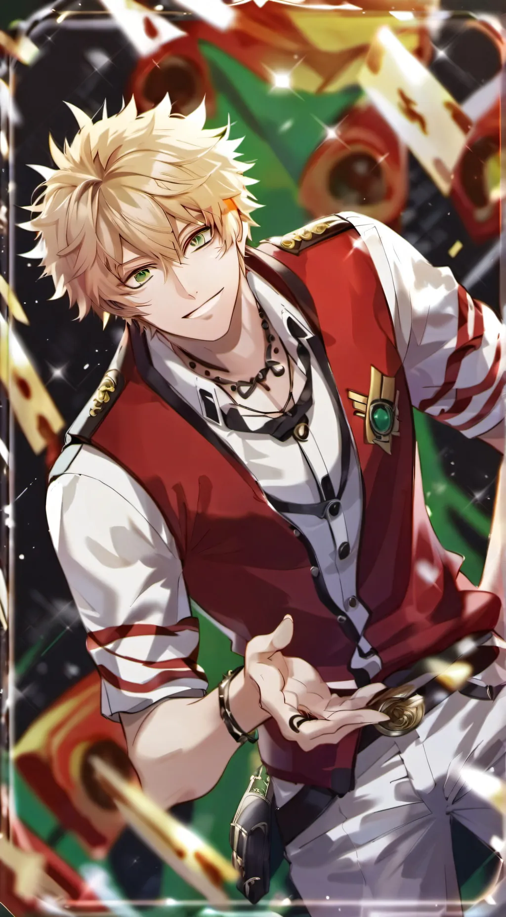 ai character: mha fantasy background