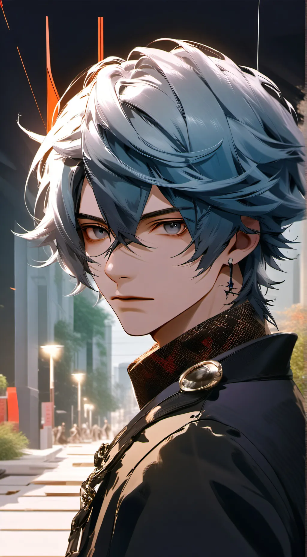 ai character: Victor  background