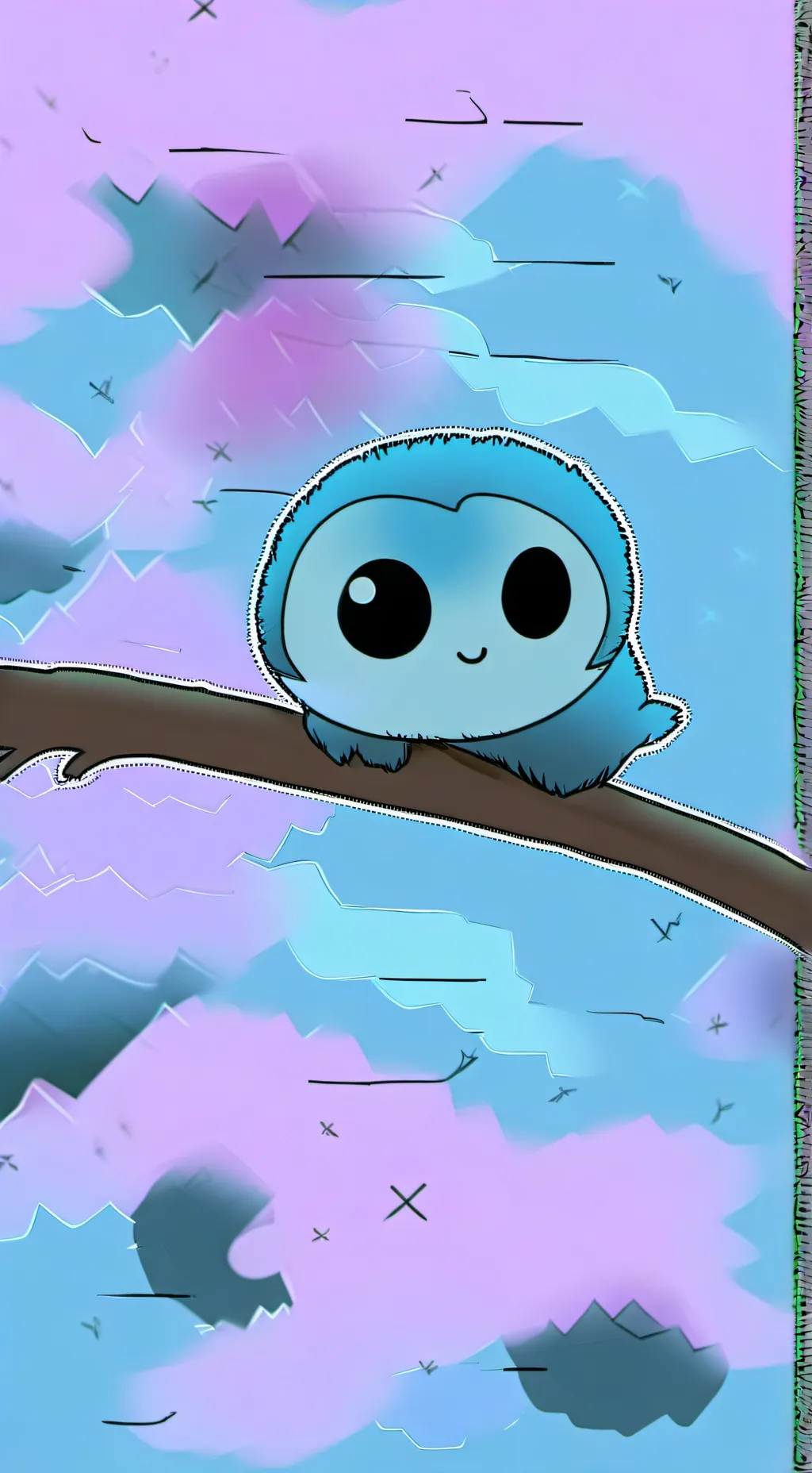 ai character: bluudude background