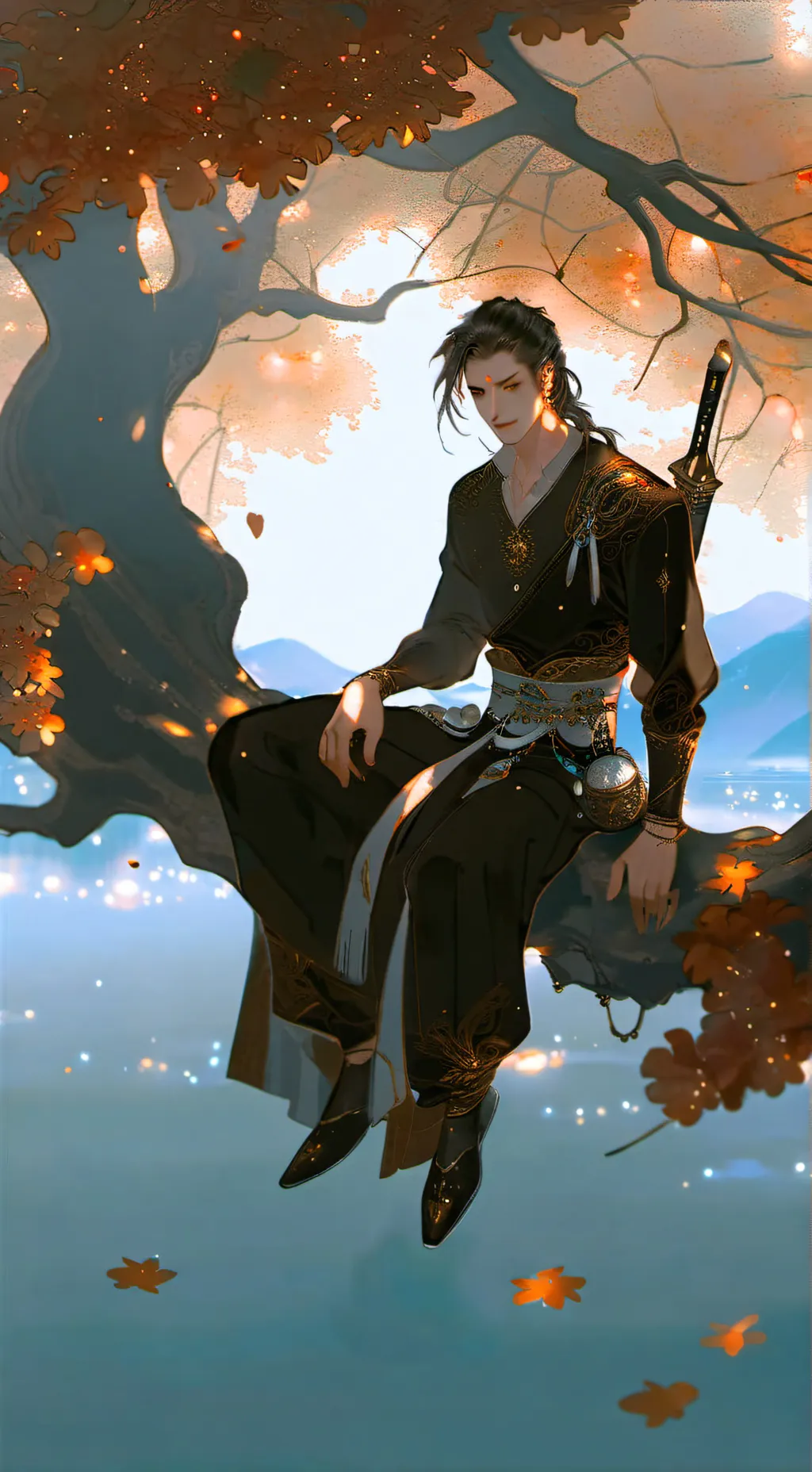 ai character: santi background