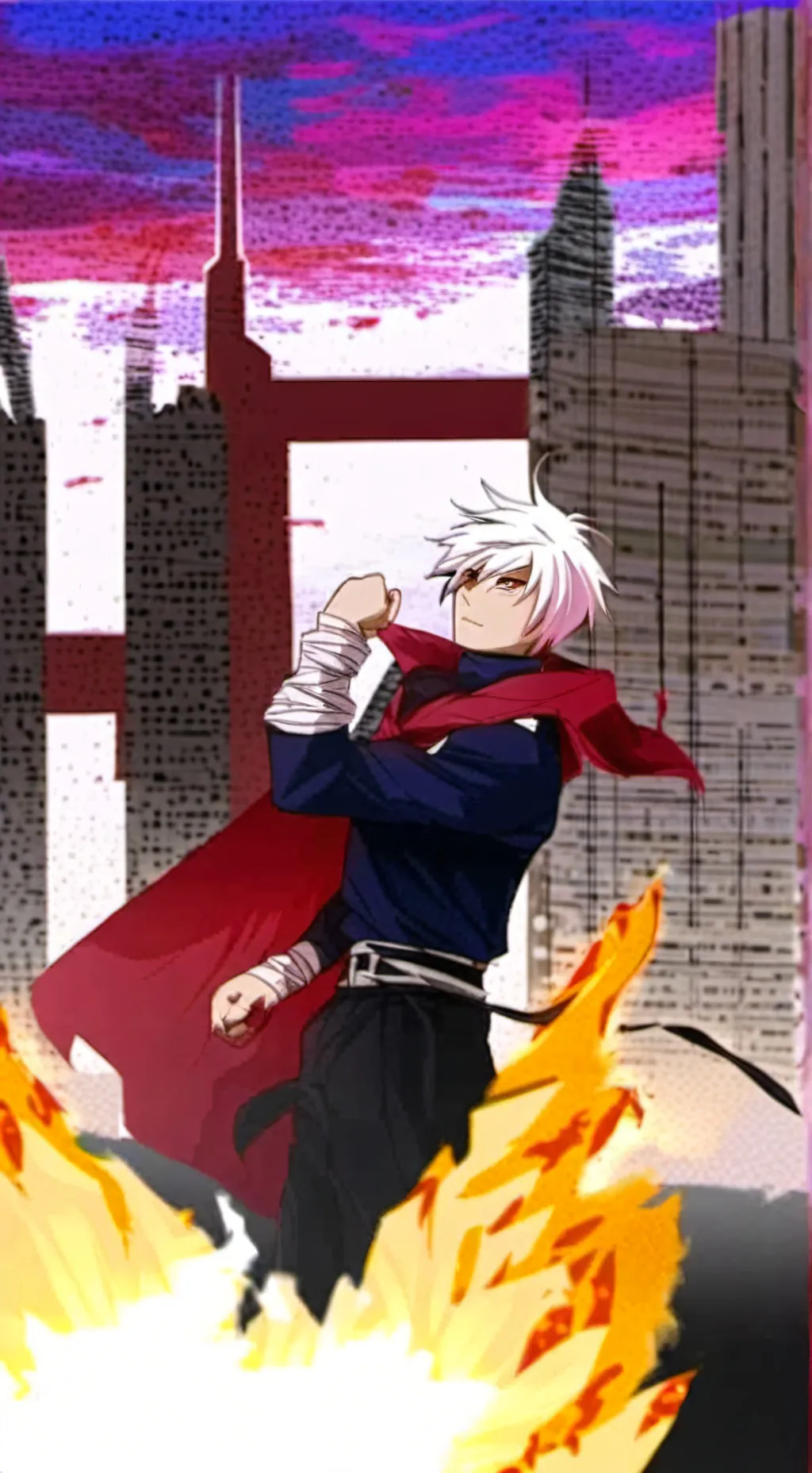 ai character: Shoto  background