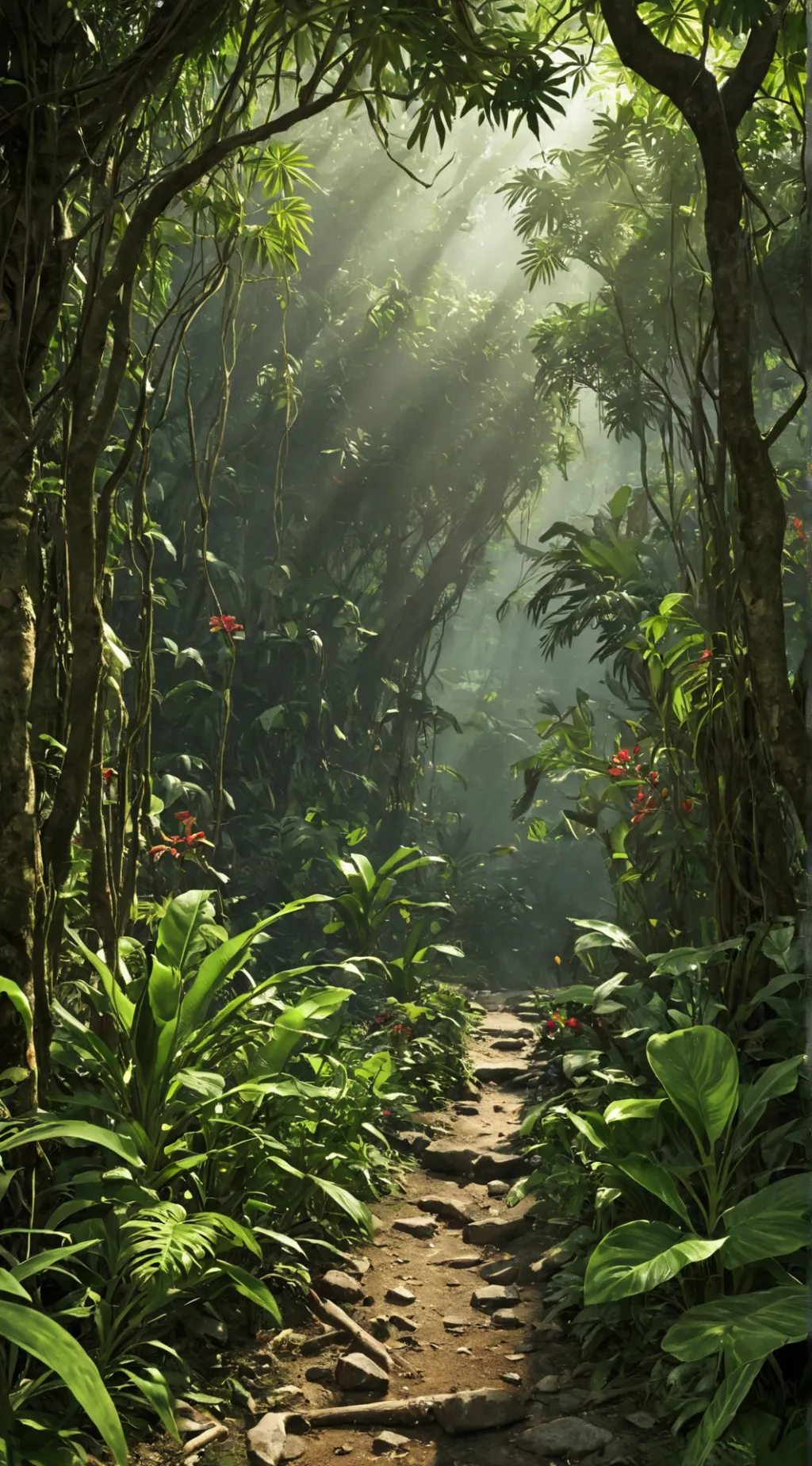 ai character: hp brazil jungleee background