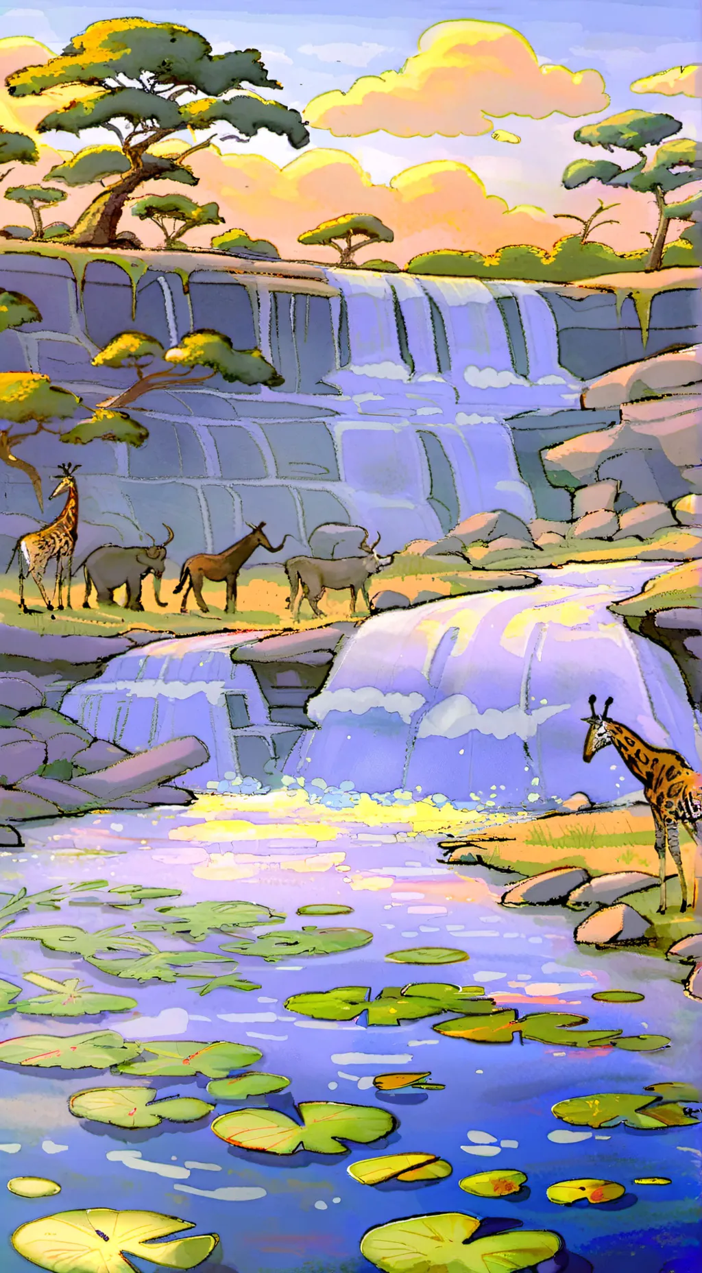 ai character: The Savannah  background