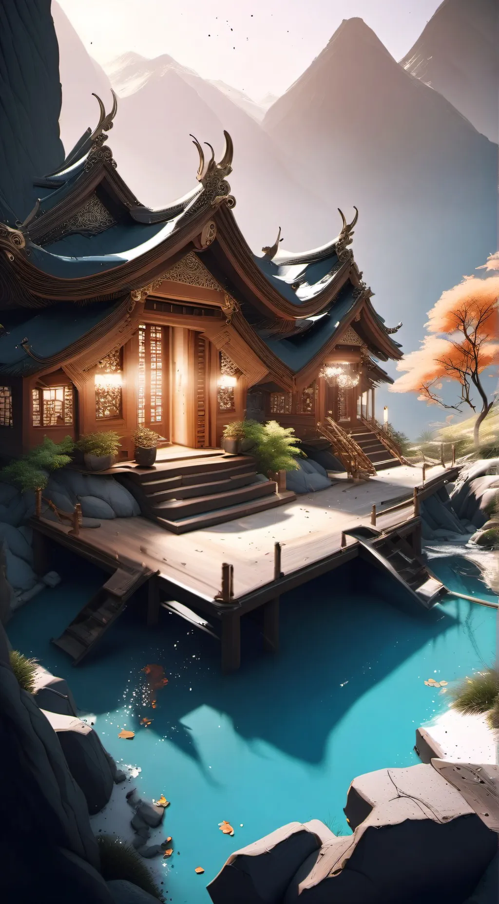 ai character: hh at ur house background