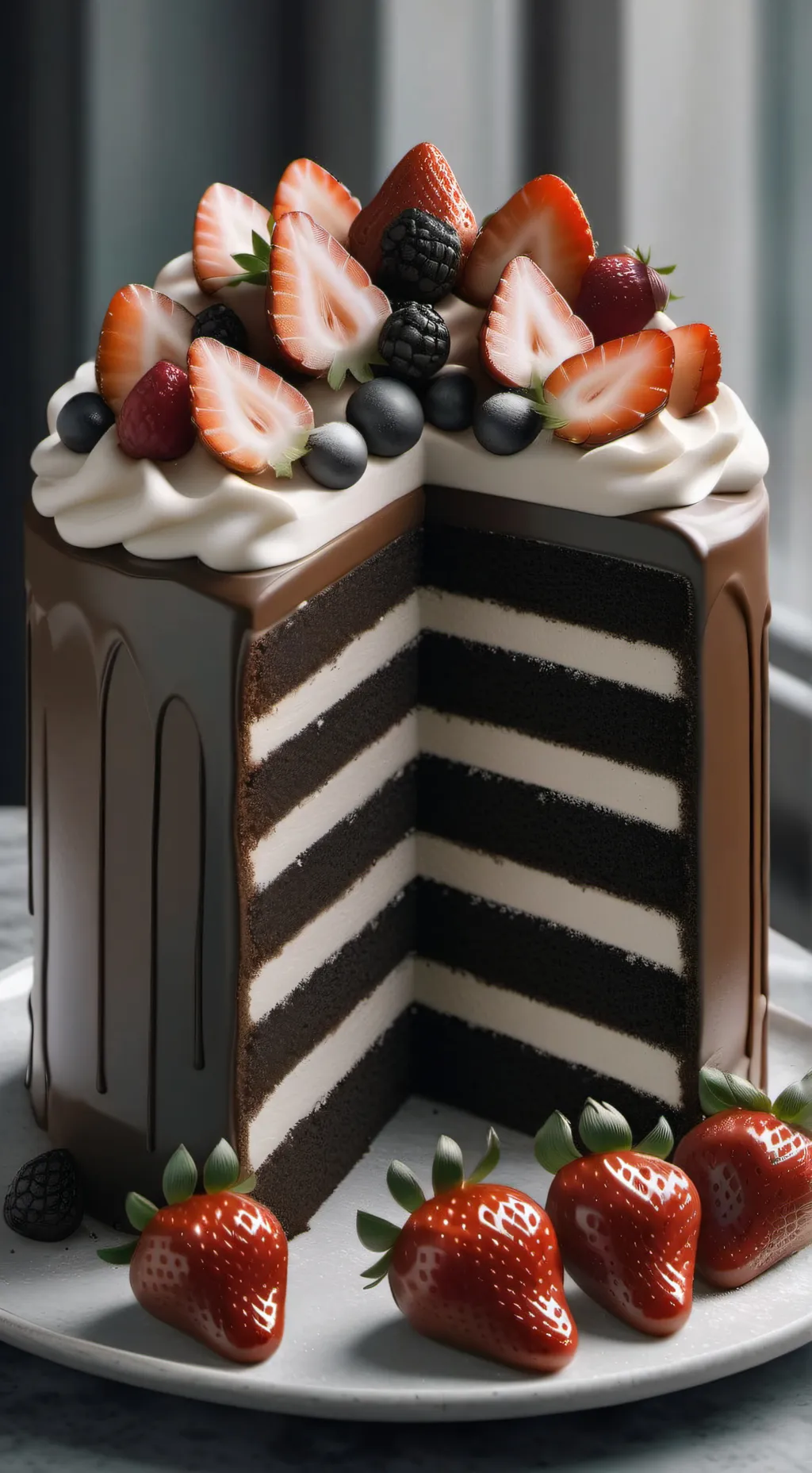 ai character: Fruitcake? background