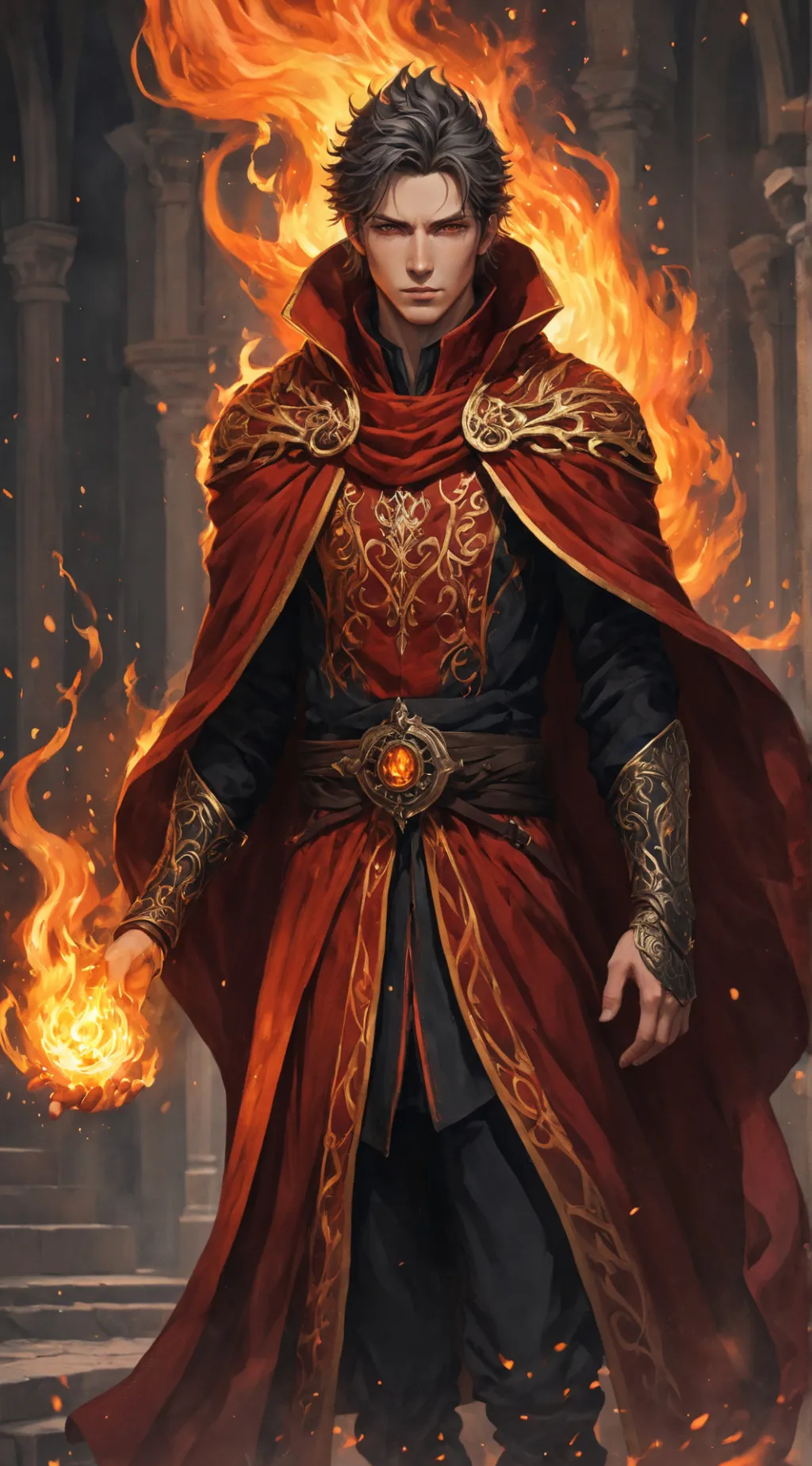 ai character: Ignis background