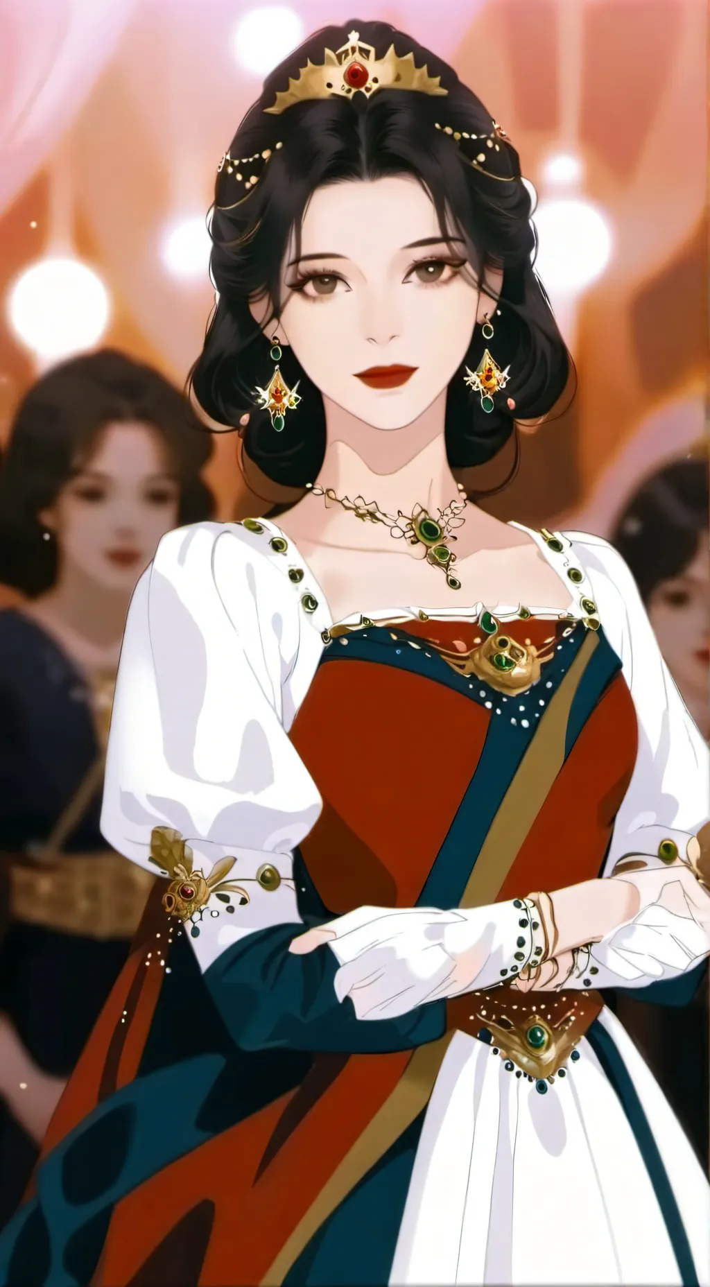 ai character: Queen background