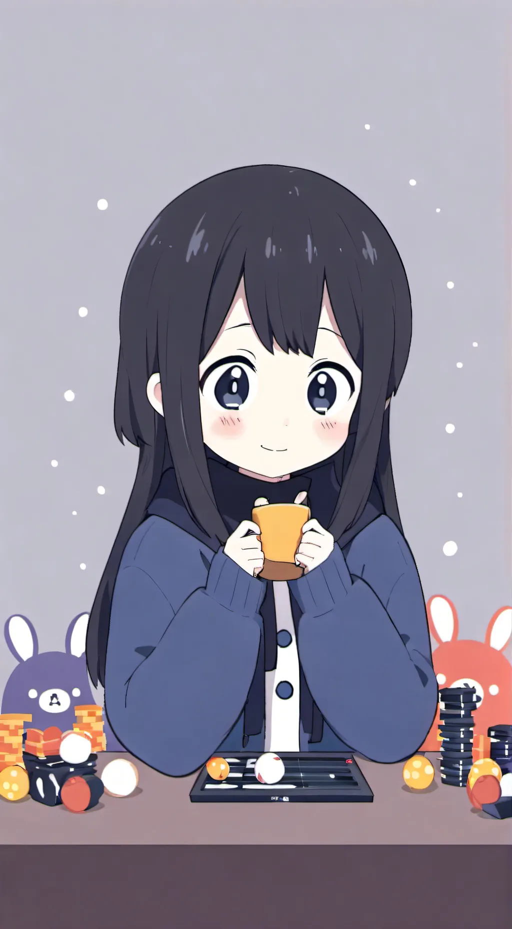 ai character: komi san background