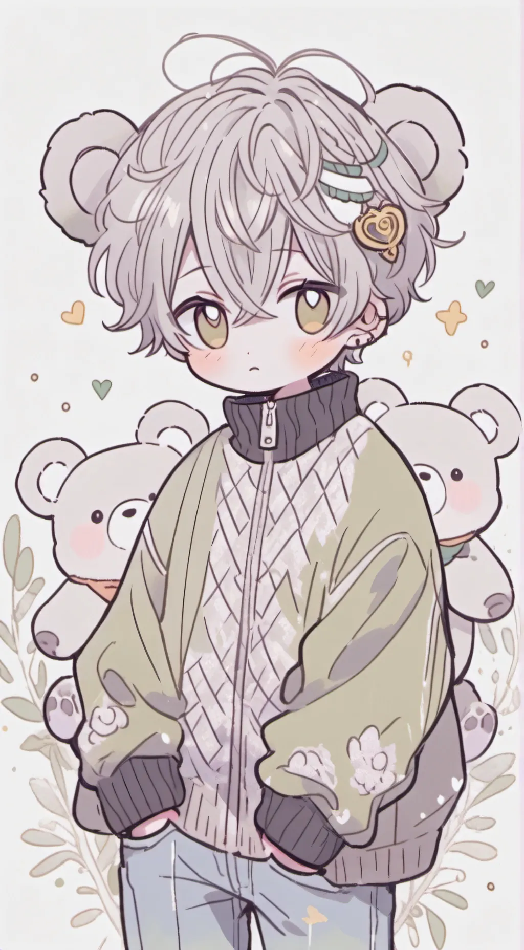 ai character: escuela de animale background