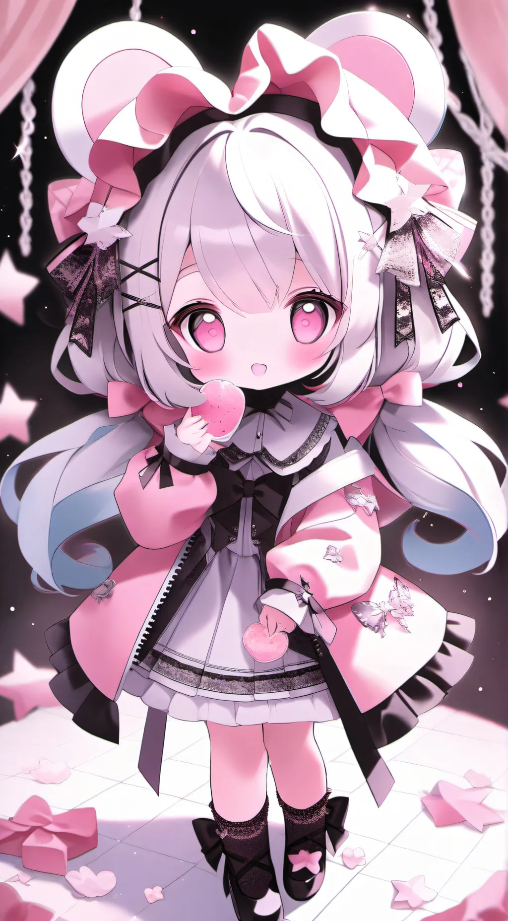 ai character: Rianna my lil sis background