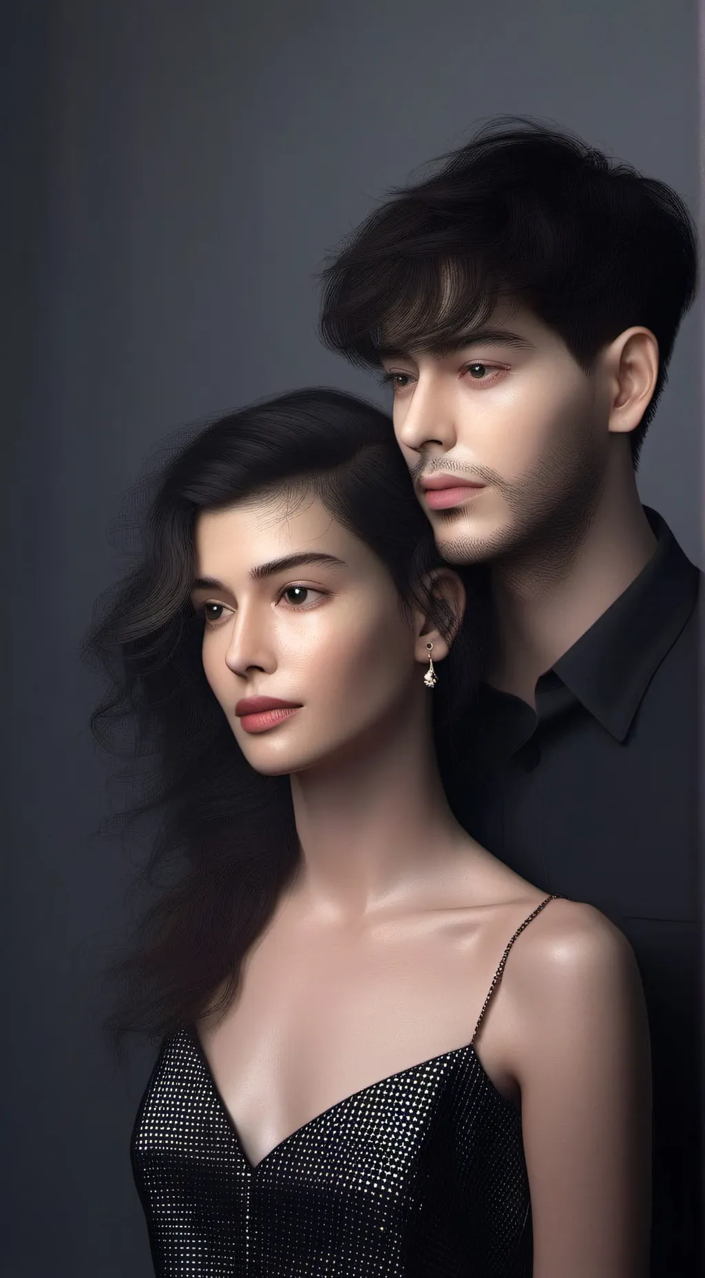 ai character: Tess et Noah background