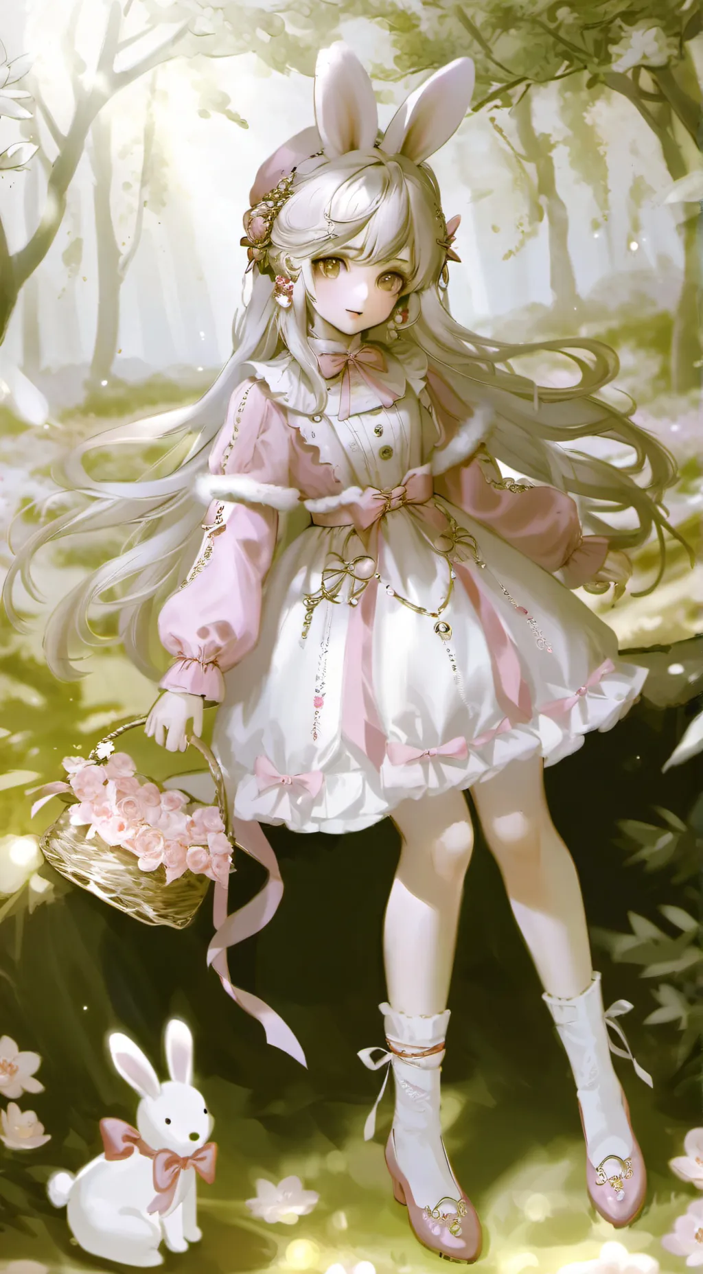 ai character: pinki(sprunki) background